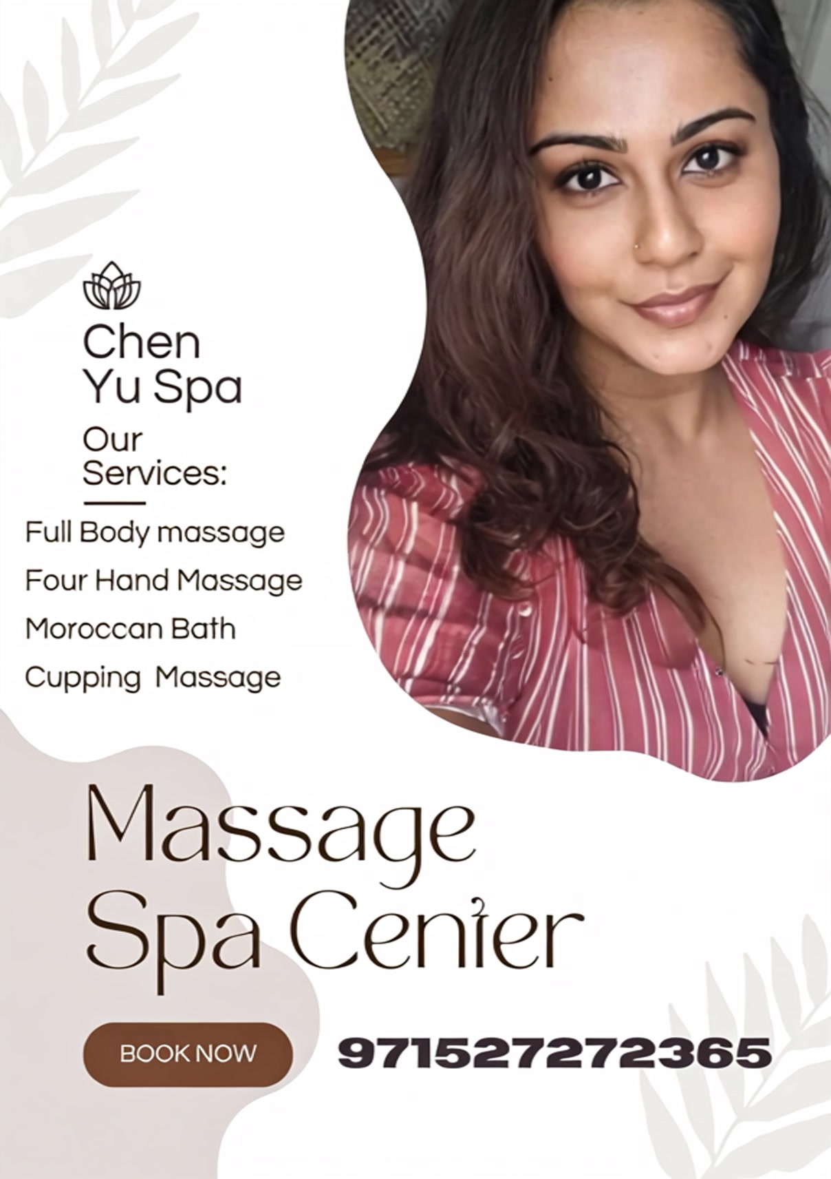 Fortune Spa Facebook ad: Chat with us