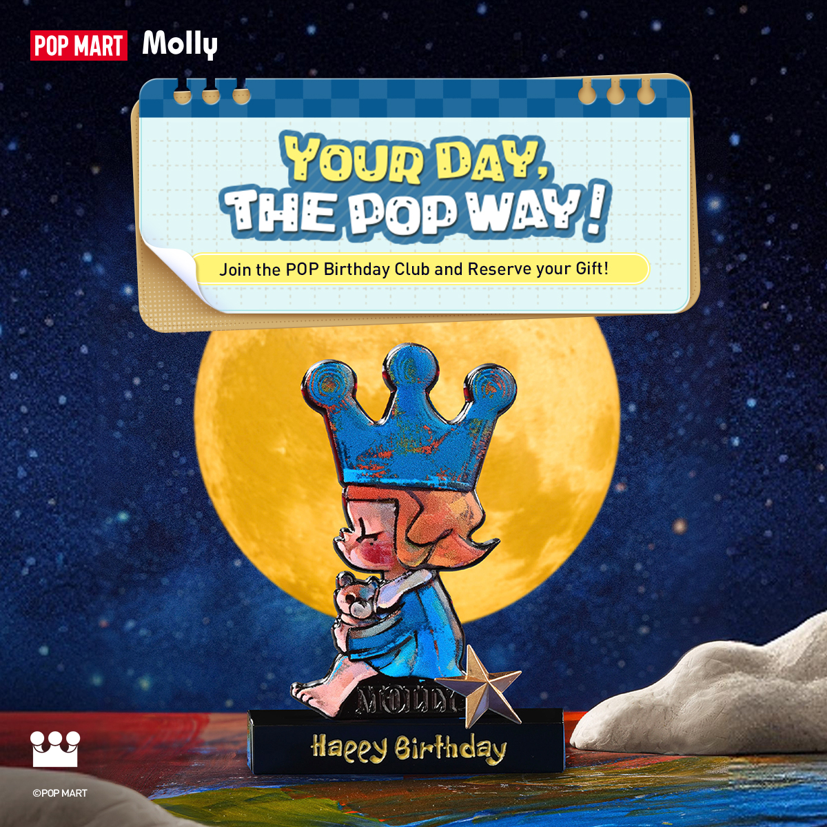POP MART Online Stores Facebook ad