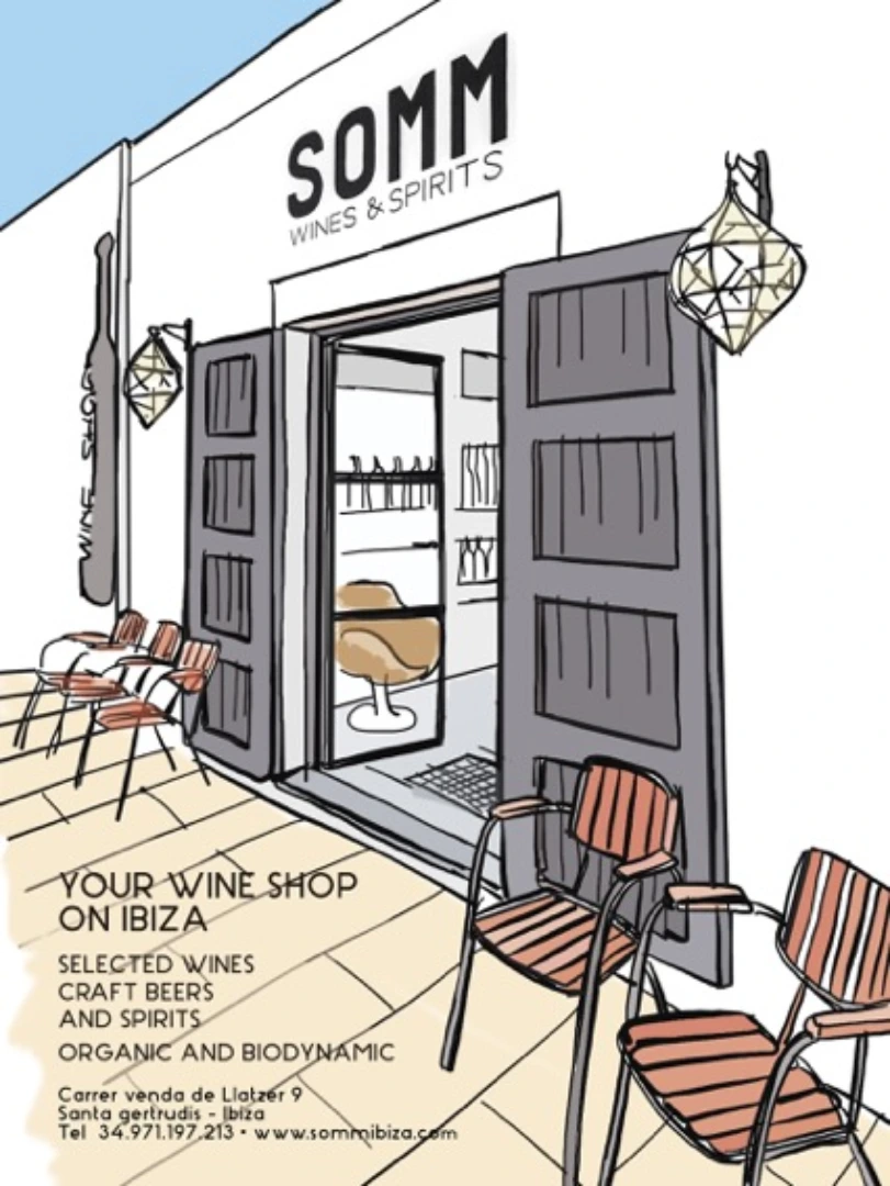 SOMM Wine Shop Ibiza Facebook ad: We are open!