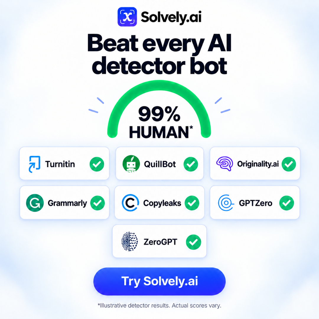 Solvelyapp Facebook ad: AI Humanizer | Humanize AI Text Online Free