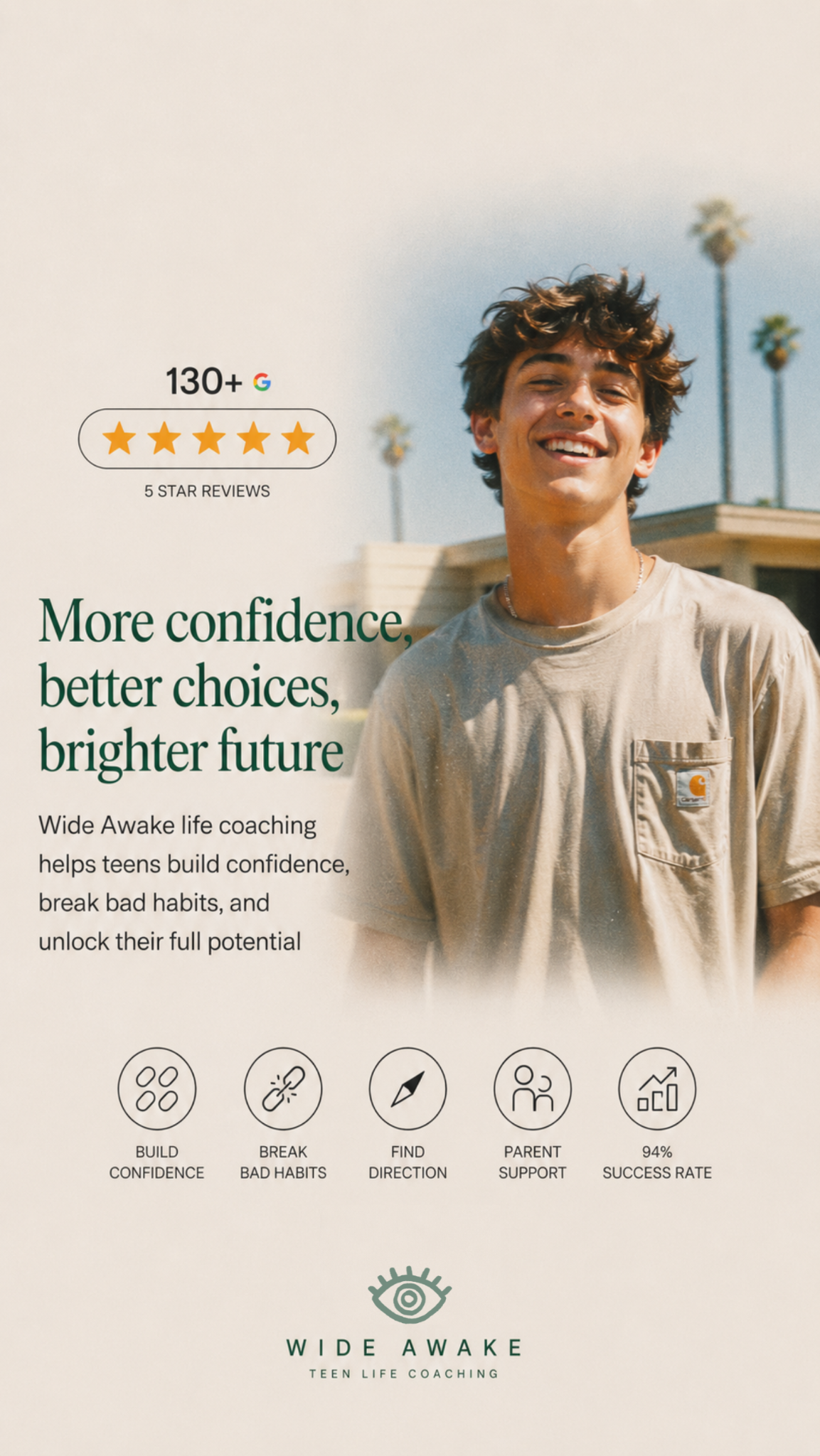 WIDE AWAKE LIFE Facebook ad