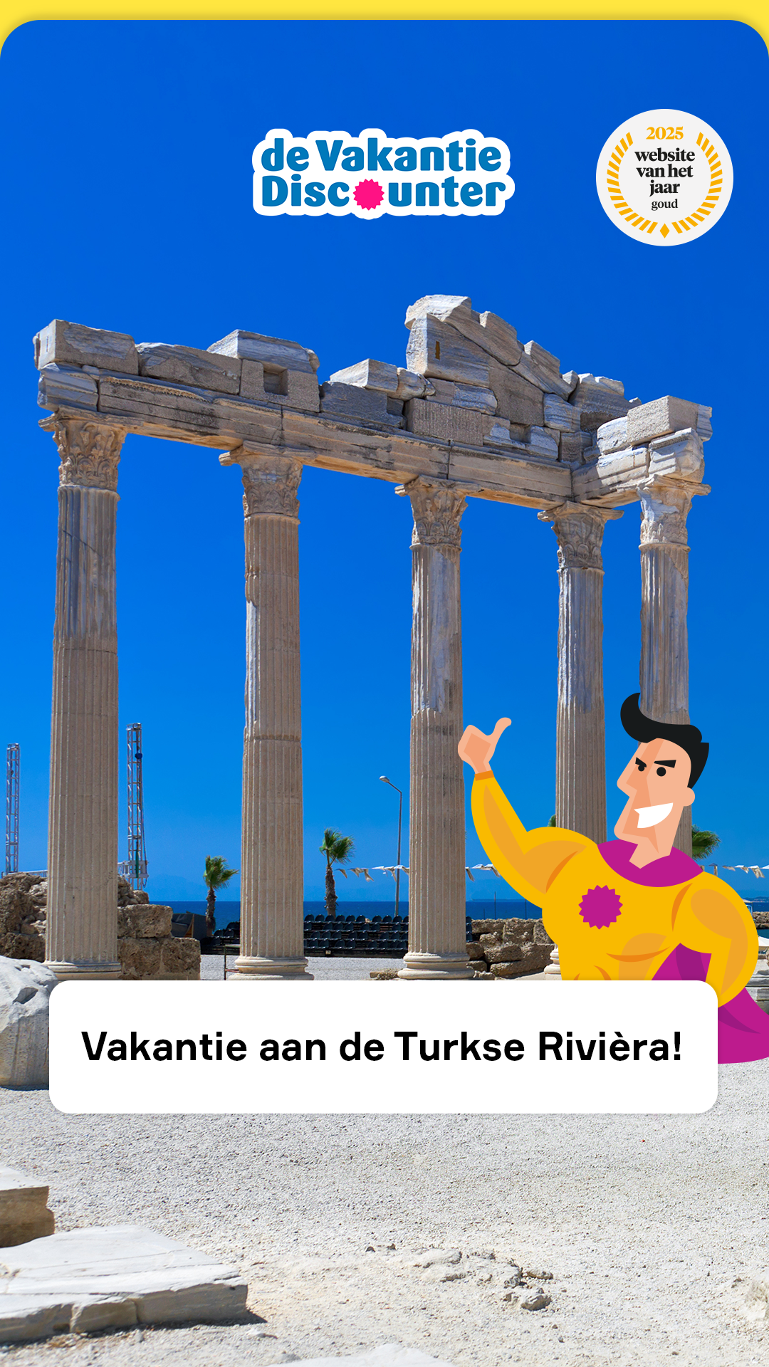 de VakantieDiscounter Facebook ad