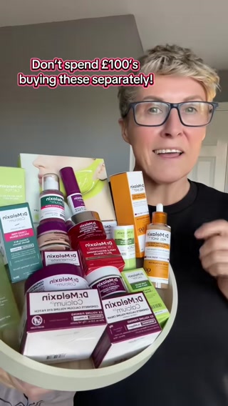 Dr.Melaxin UK Facebook ad: 10-Step Skin Renewal Routine Set