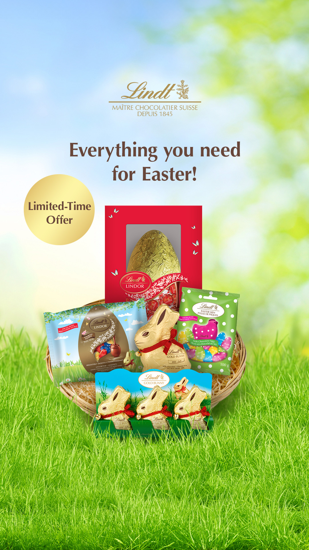 Lindt Facebook ad from Mar 13, 2026
