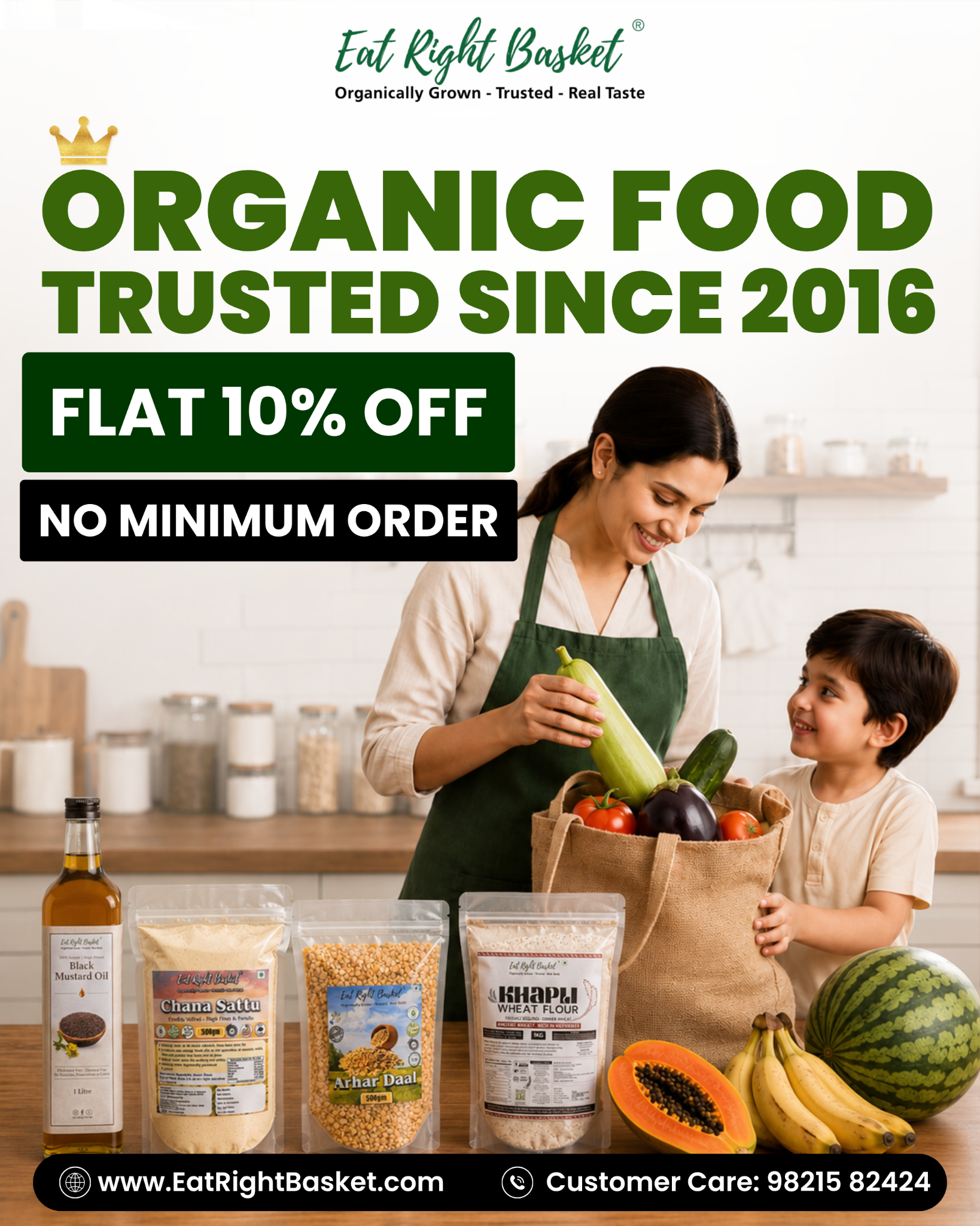 Eat Right Basket Facebook ad