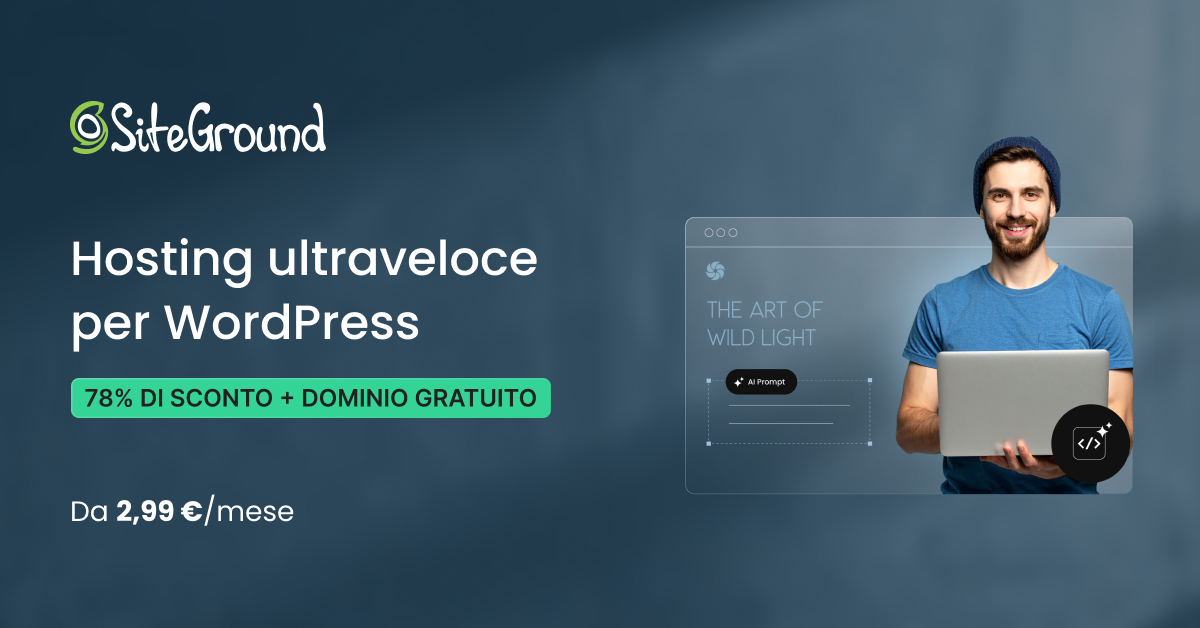 SiteGround Facebook ad