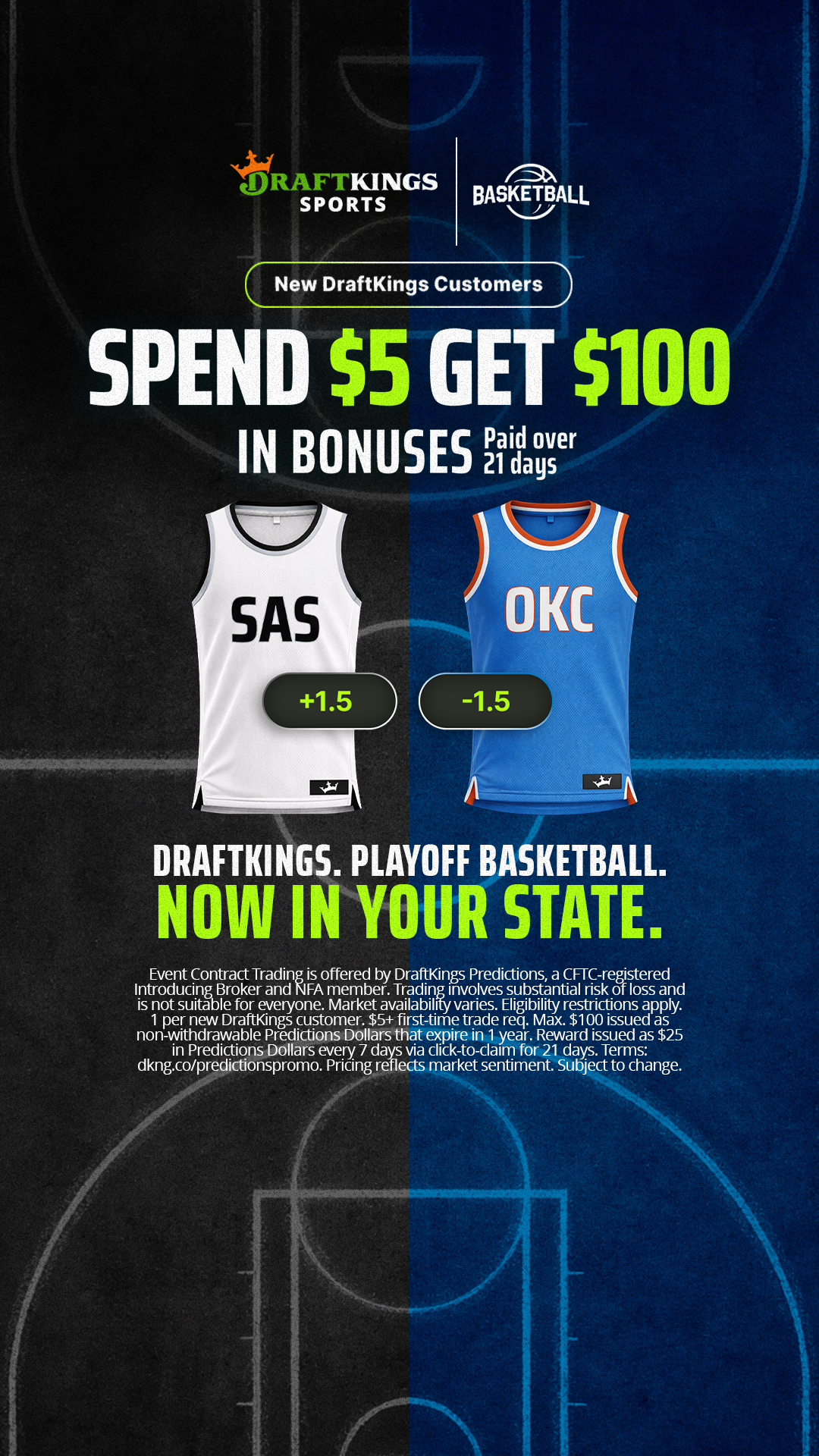 DraftKings Sports Facebook ad