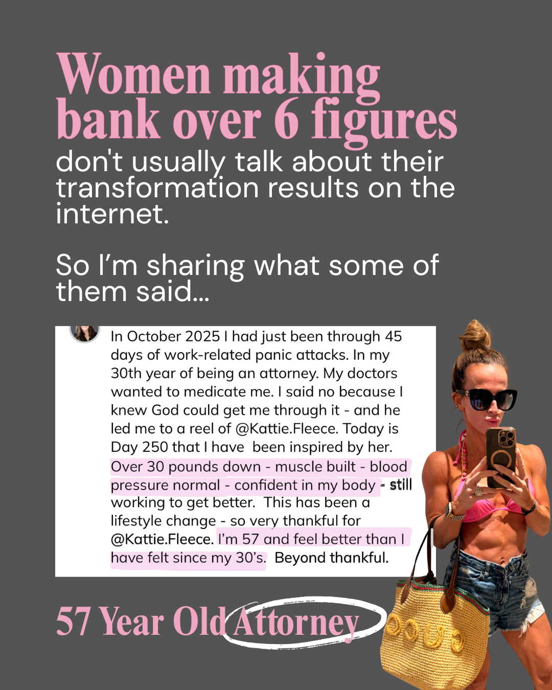 Mojo Fit Co Facebook ad: If you're a successful, busy woman heading into…