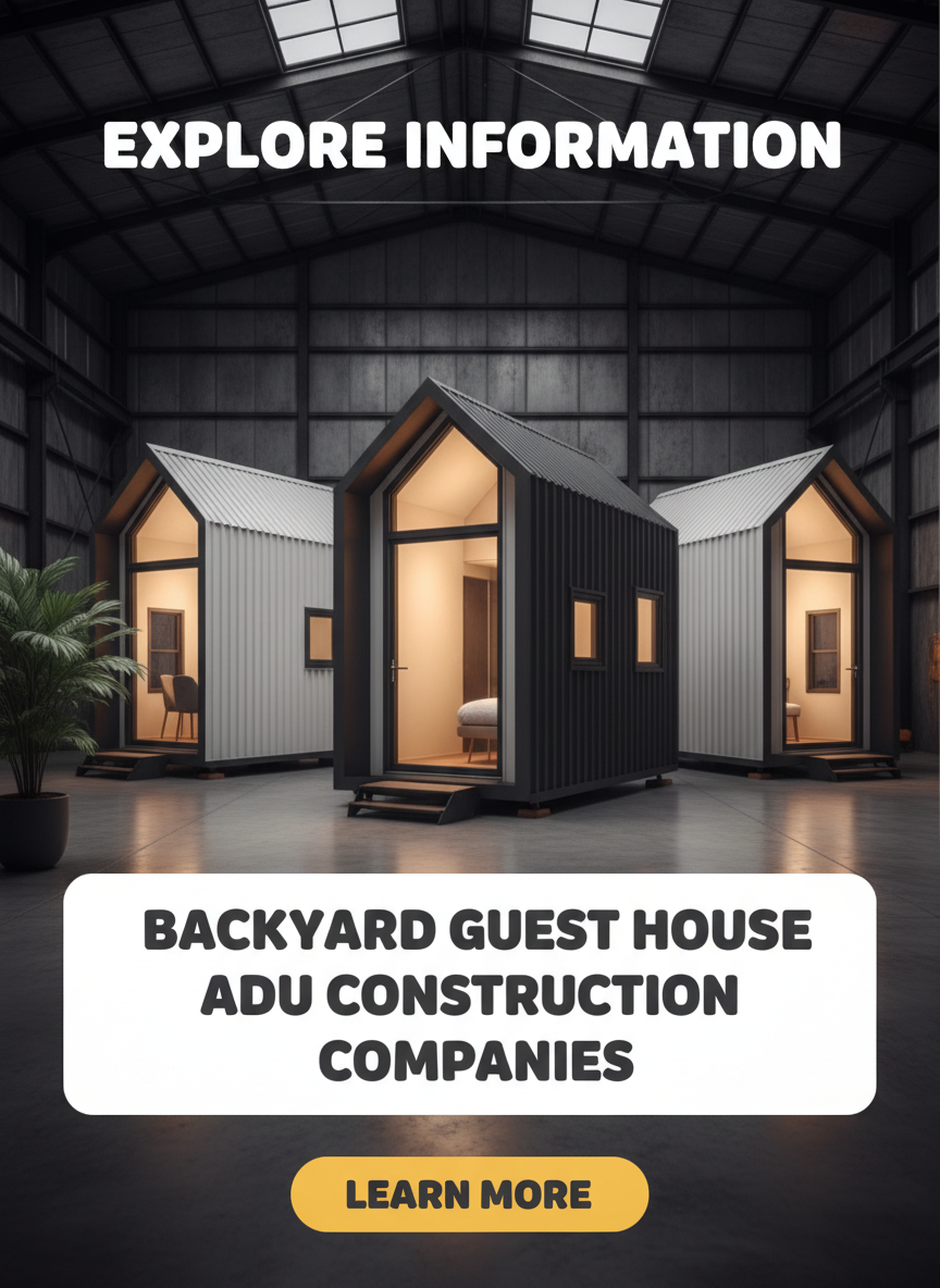 Clever Shopping Facebook ad: Learn About Backyard Guest House Options