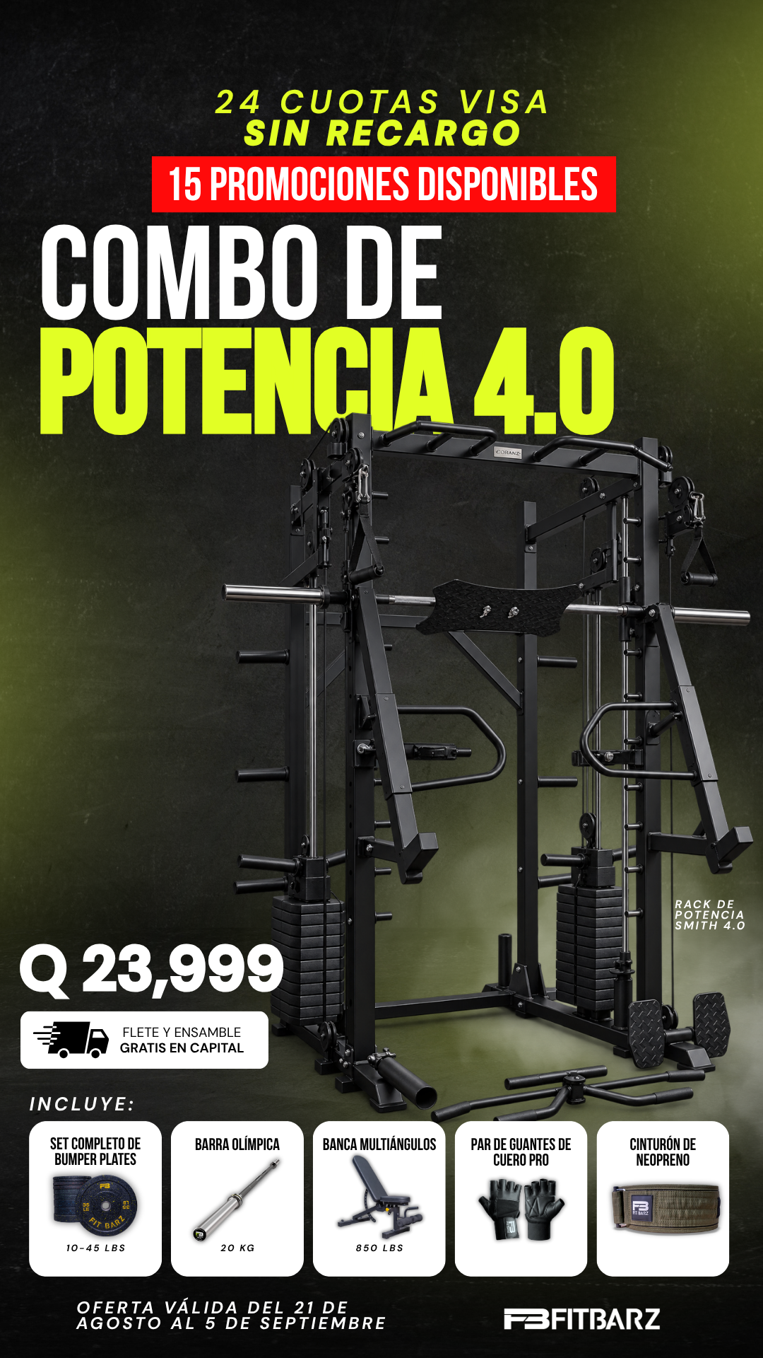 FIT BARZ Fitness Equipment Facebook ad