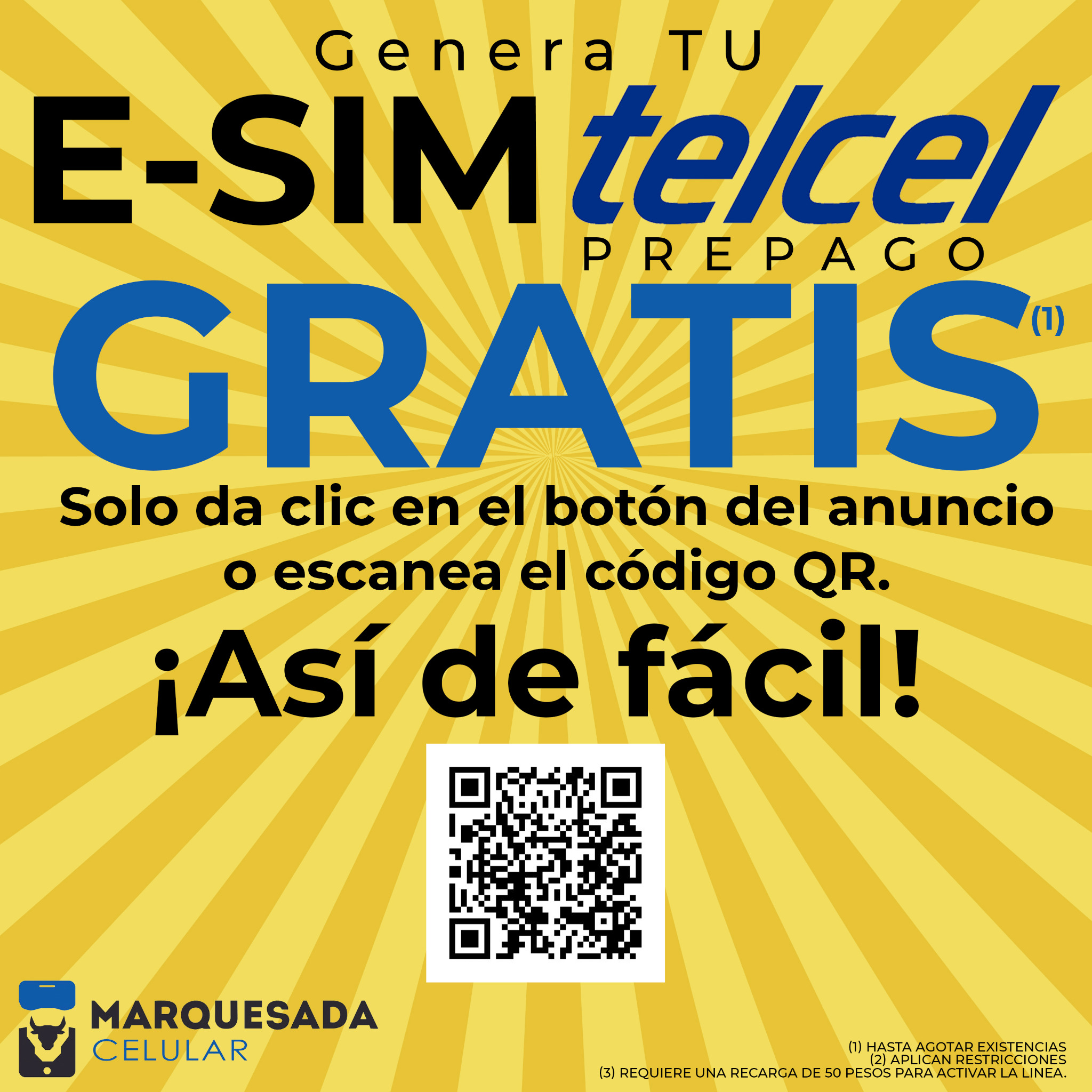Marquesada Celular Facebook ad: Marquesada Celular ESIM