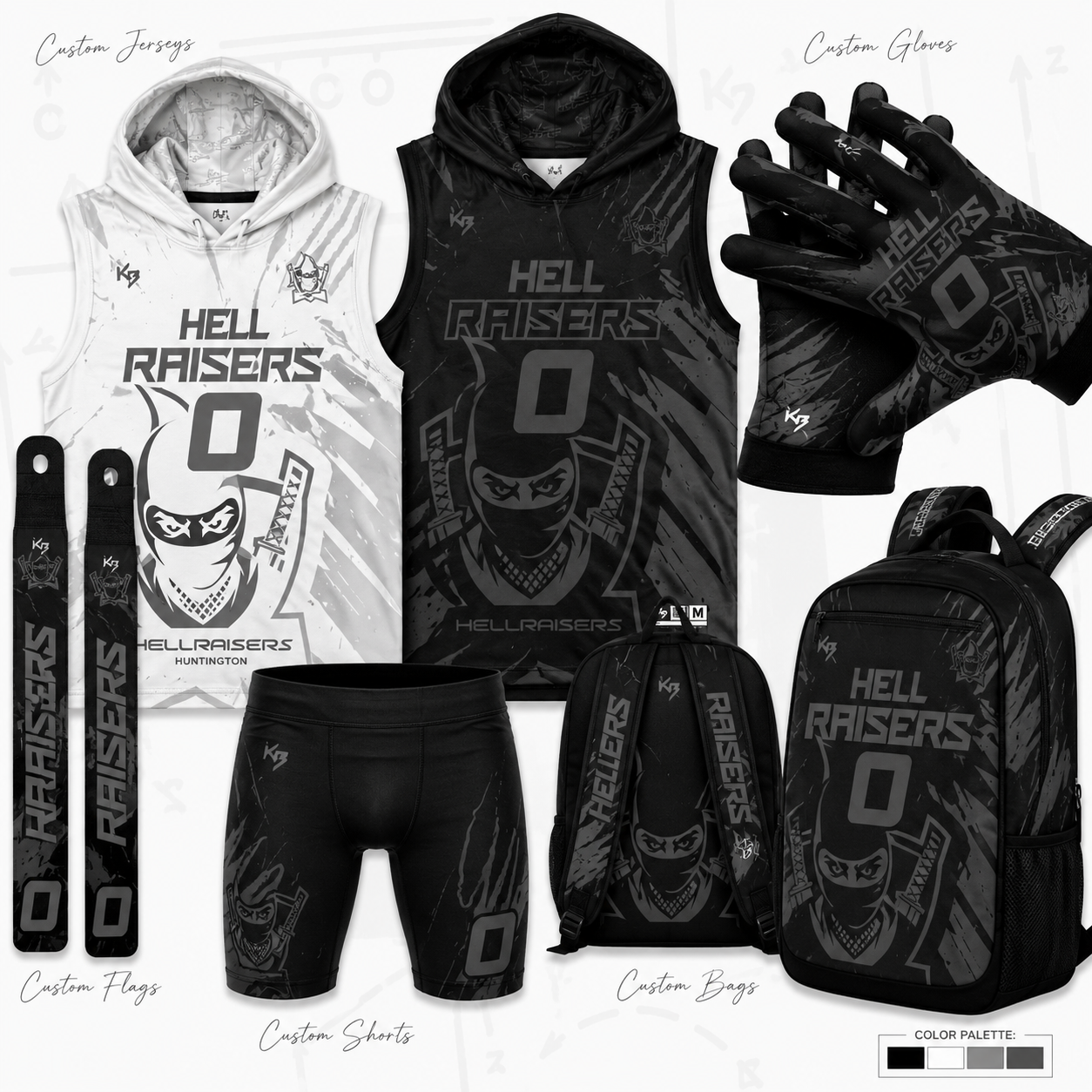 KitBeast Sports Apparel Facebook ad: Looking for fully custom flag football uniforms &…
