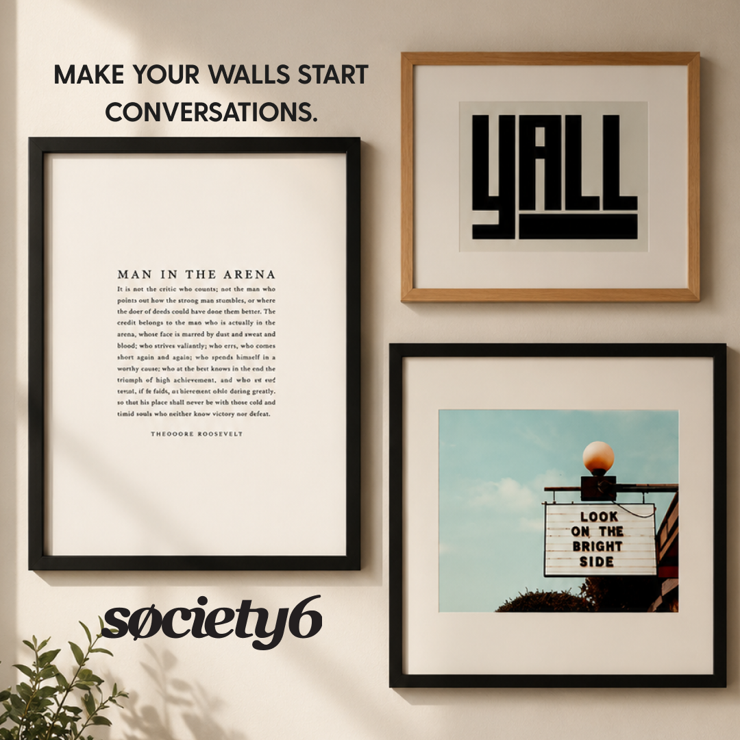 Society6 Facebook ad