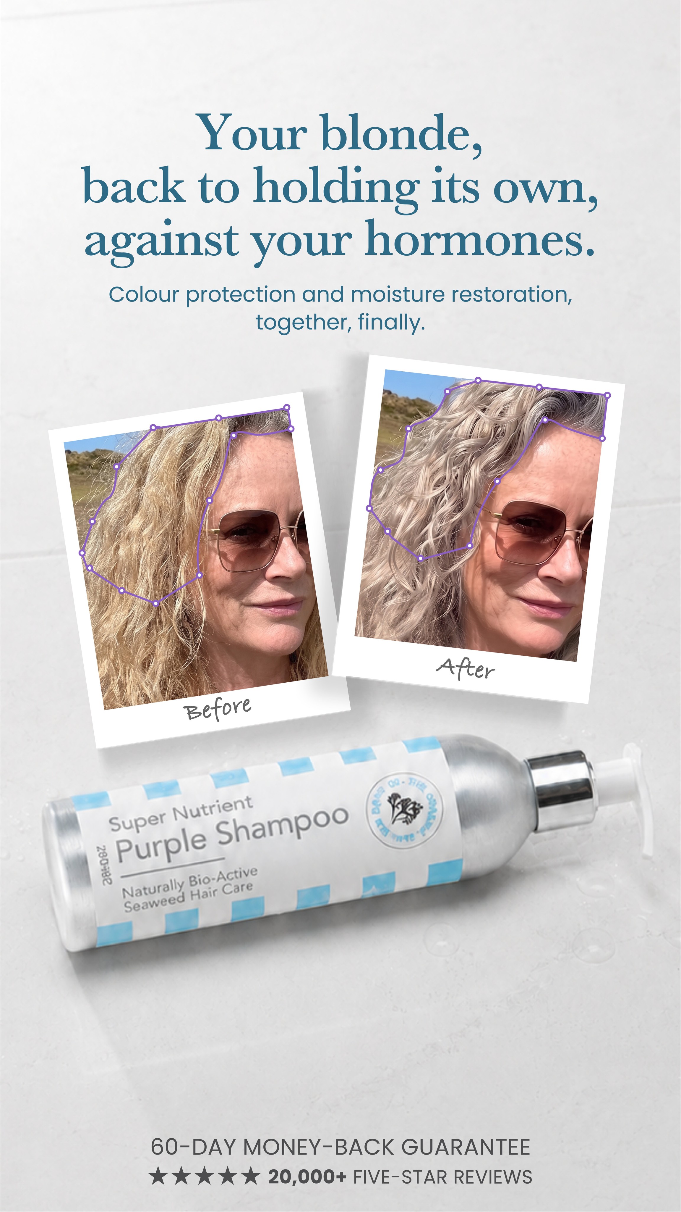 The Cornish Seaweed Bath Company Facebook ad: Love Your Silver Again