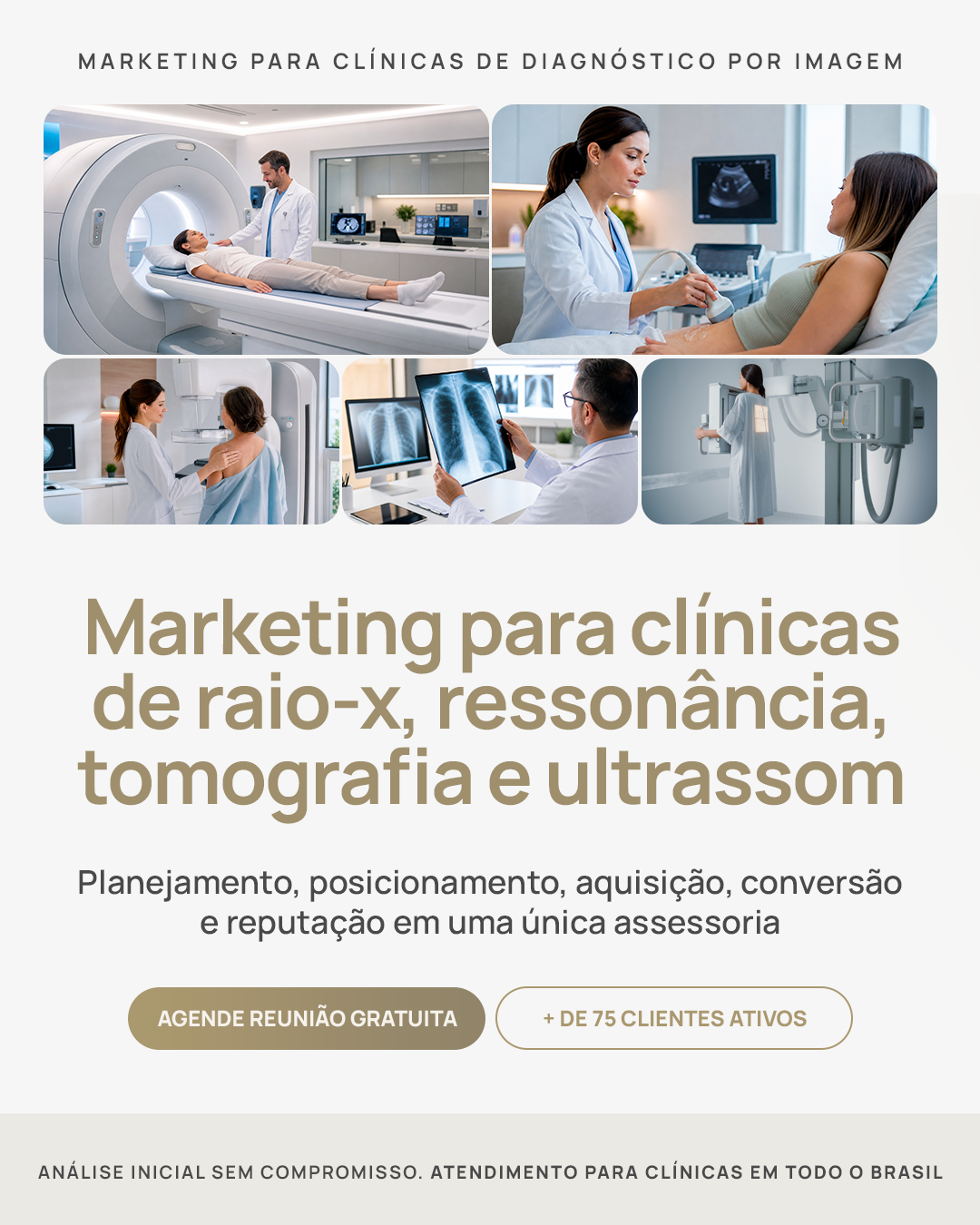 Tribo Marketing Médico Facebook ad: Sua clínica de diagnóstico por imagem já investiu…