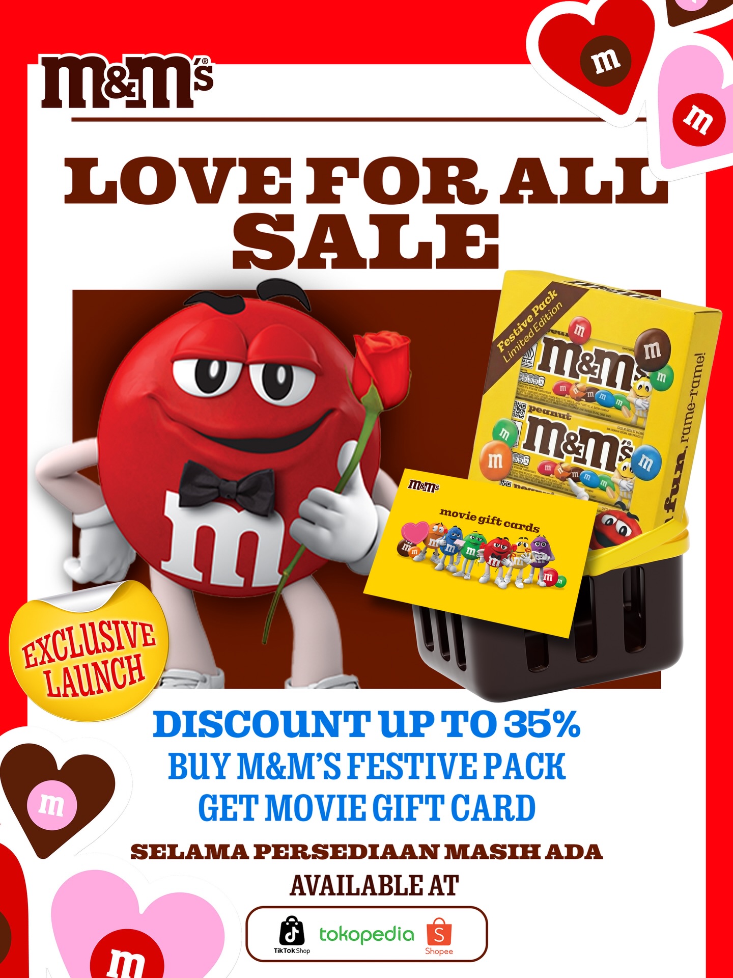M&M'S Indonesia Facebook ad: Love For All Sale