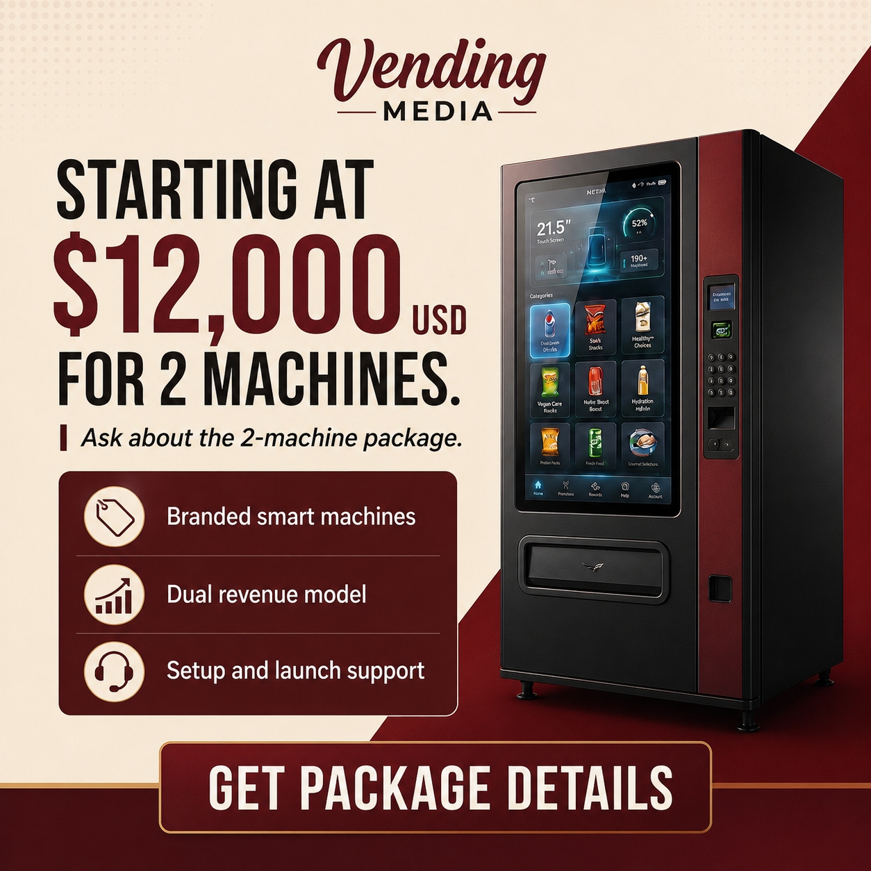Vending Media Inc Facebook ad