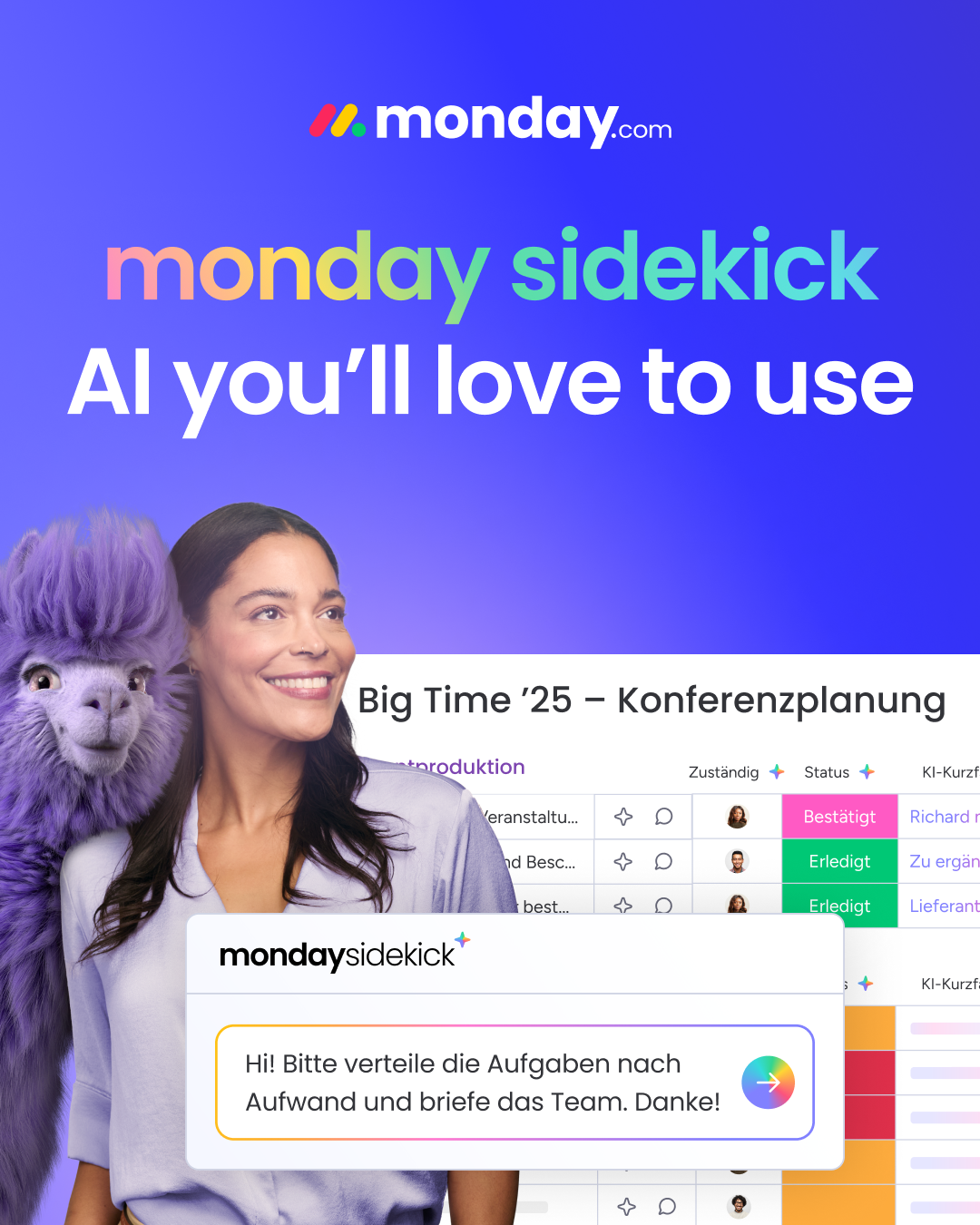 monday.com Facebook ad