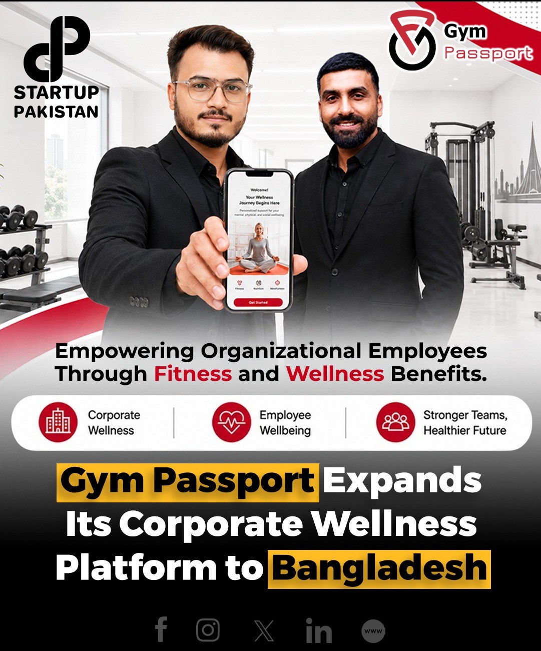 Startup Pakistan Facebook ad: Pakistan-based corporate wellness platform Gym Passport…