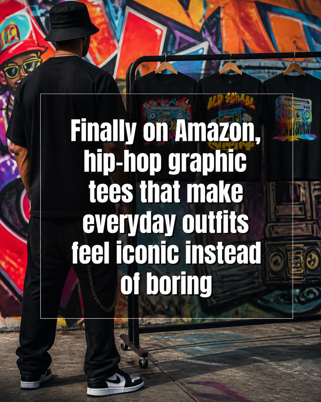 Offers.com Lifestyle Facebook ad: Hip-Hop Graphic Tees That Make A Statement