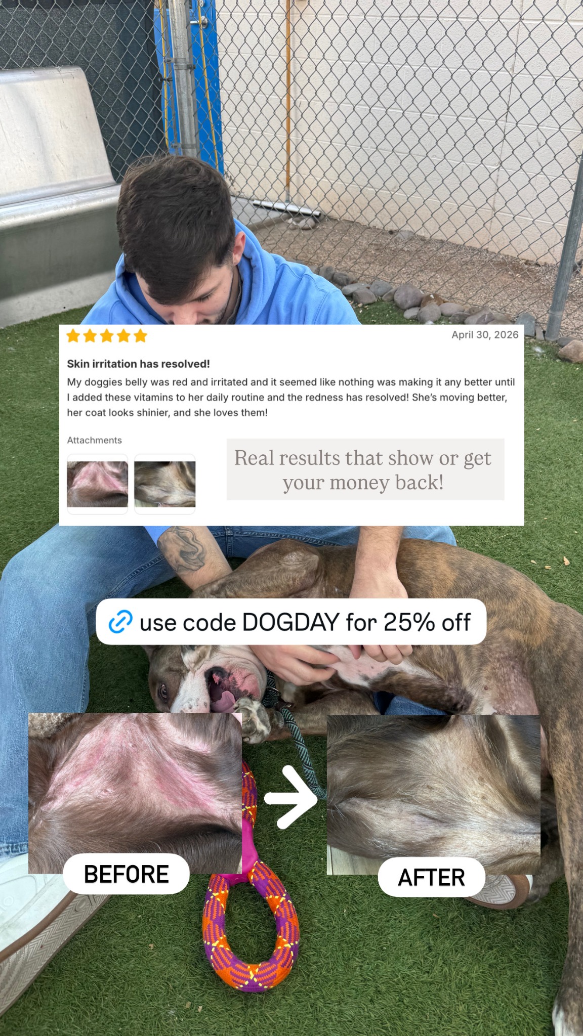 Dog is Human Facebook ad
