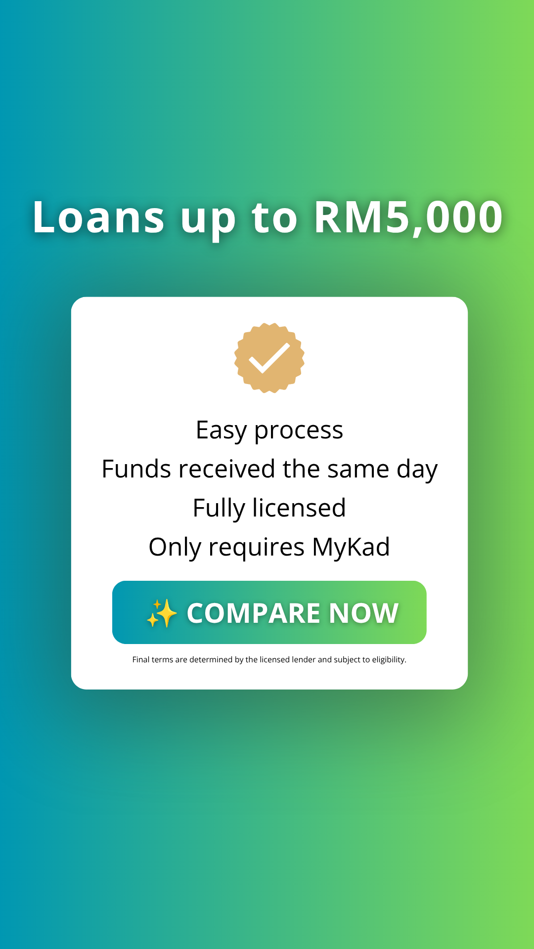 Creditnow.my Facebook ad from Jun 17, 2026