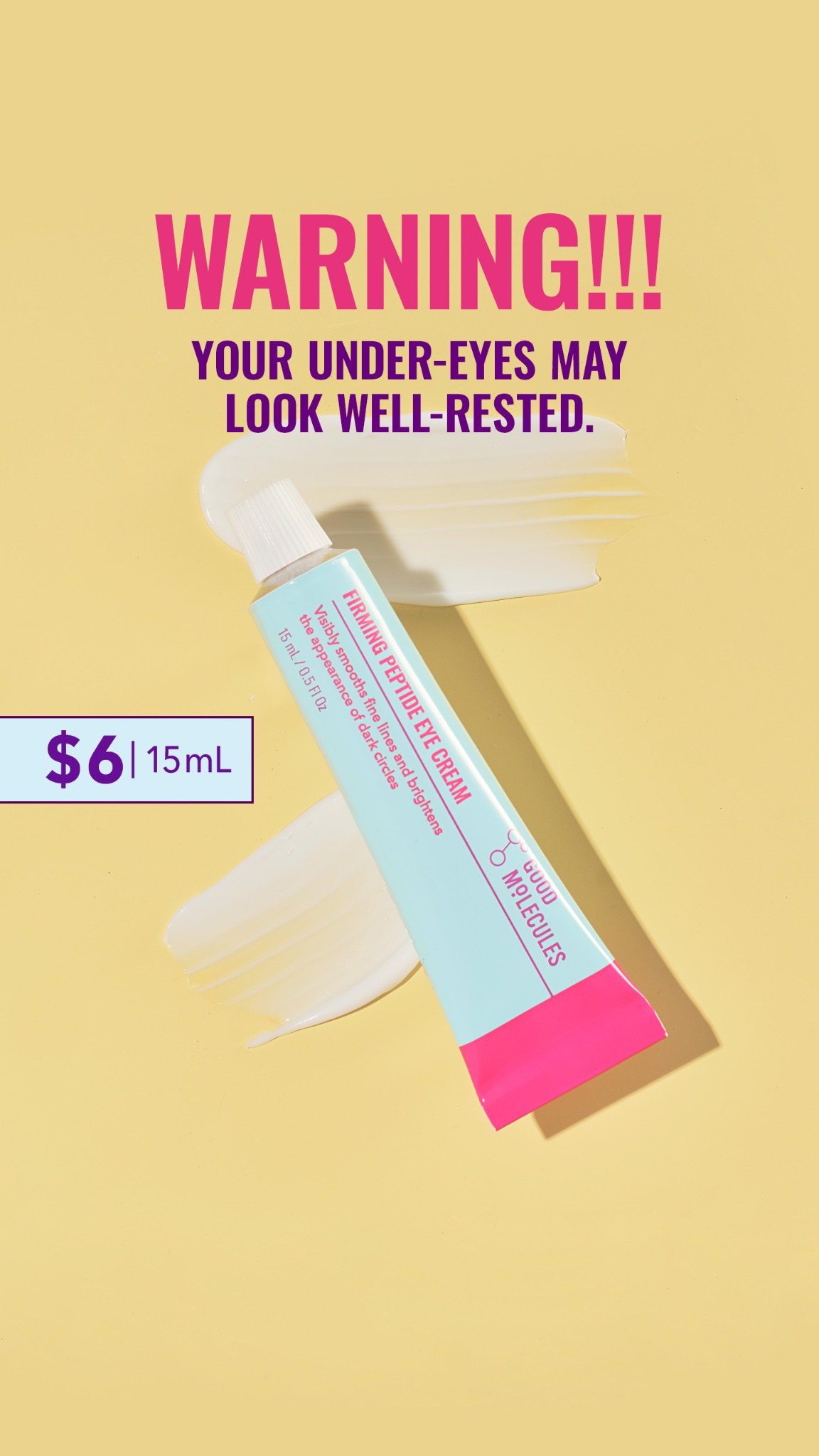 Good Molecules Facebook ad