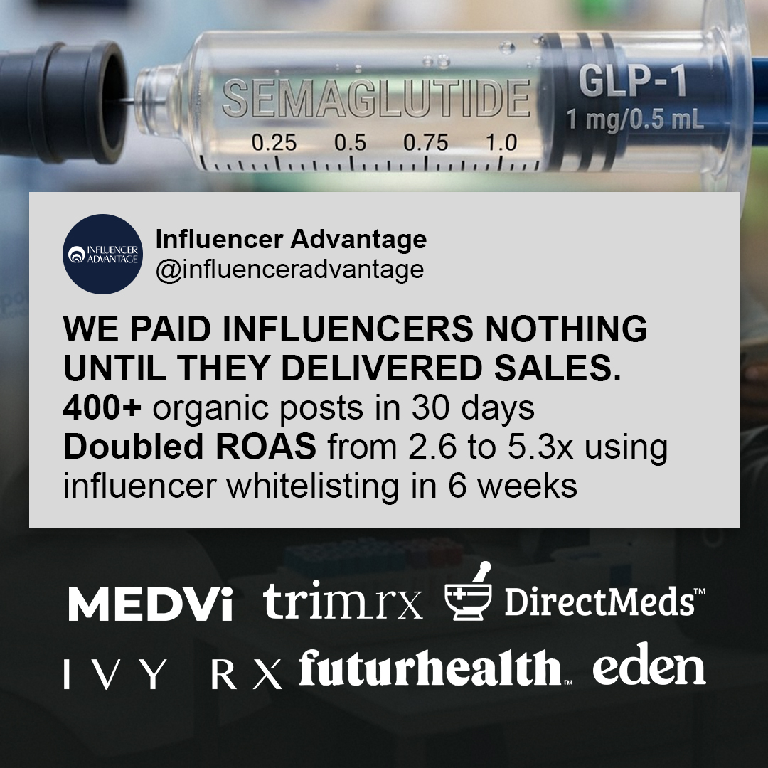 Influencer Advantage Facebook ad