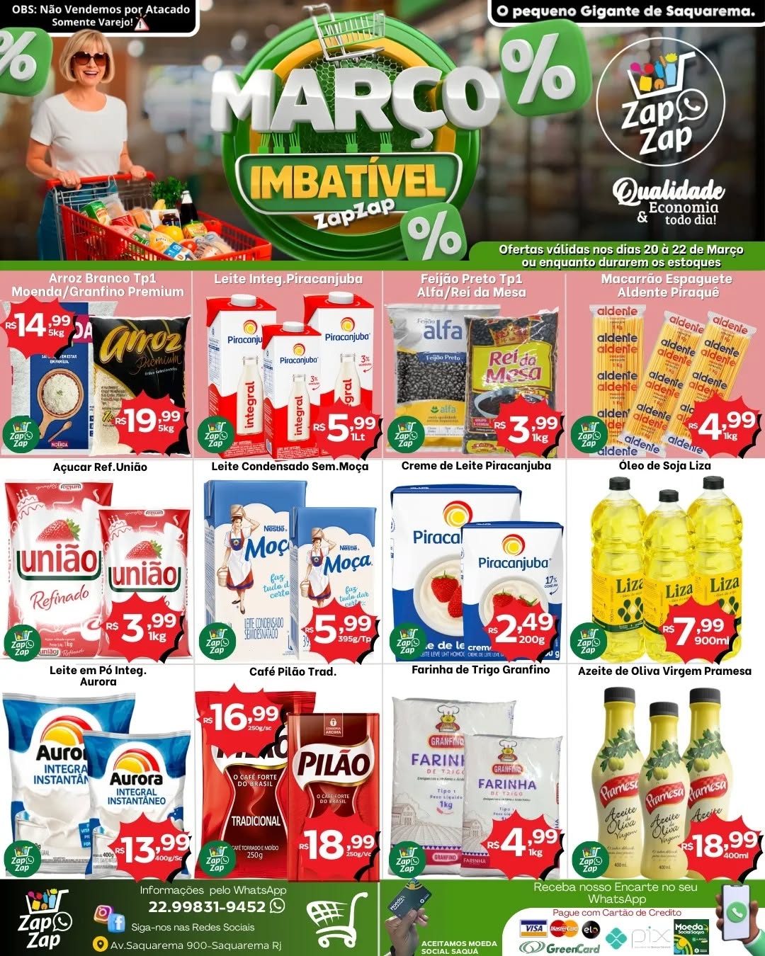 Mercado ZapZap Facebook ad: Fim de semana no Mercado ZAPZAP é garantia…