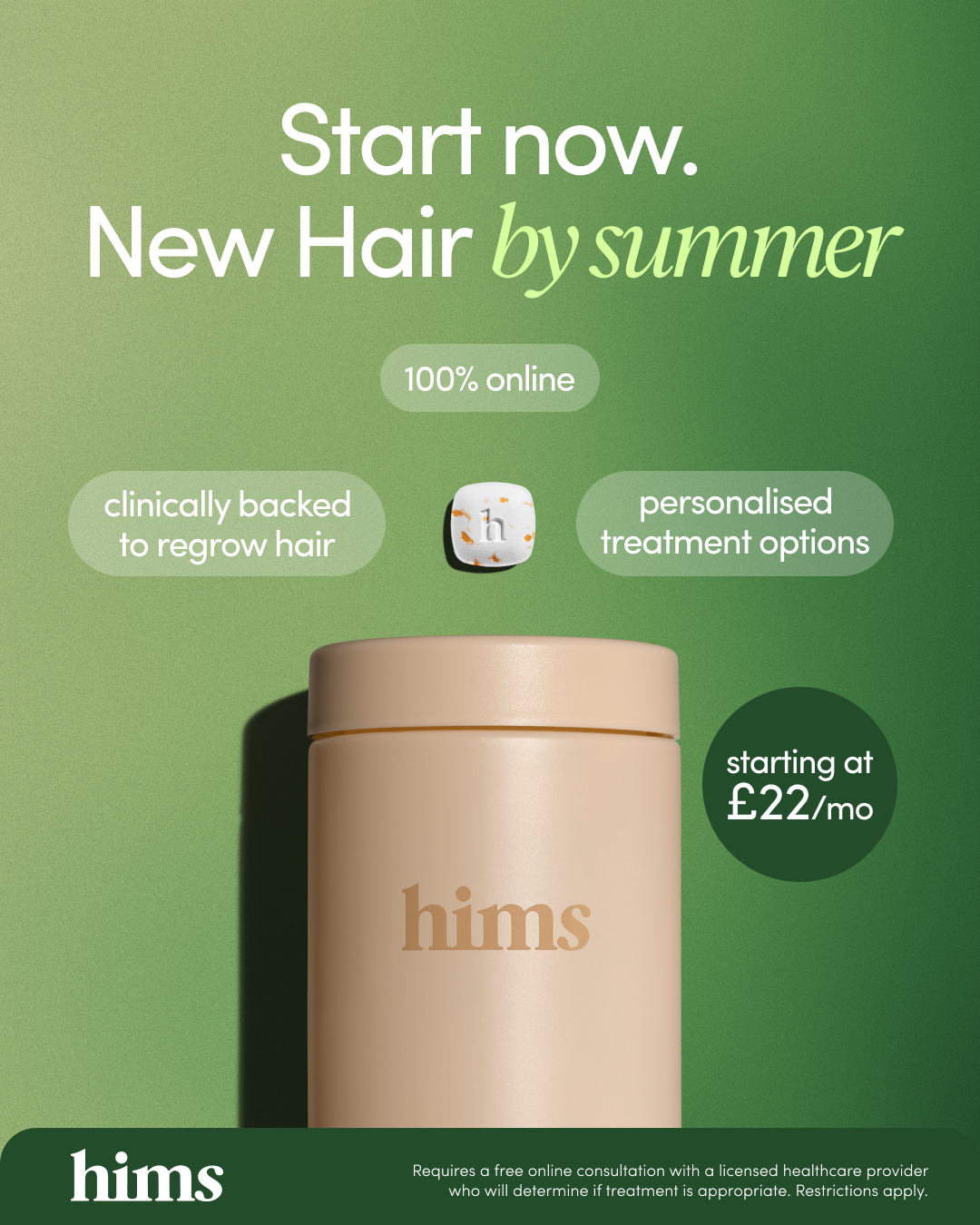 hims Facebook ad