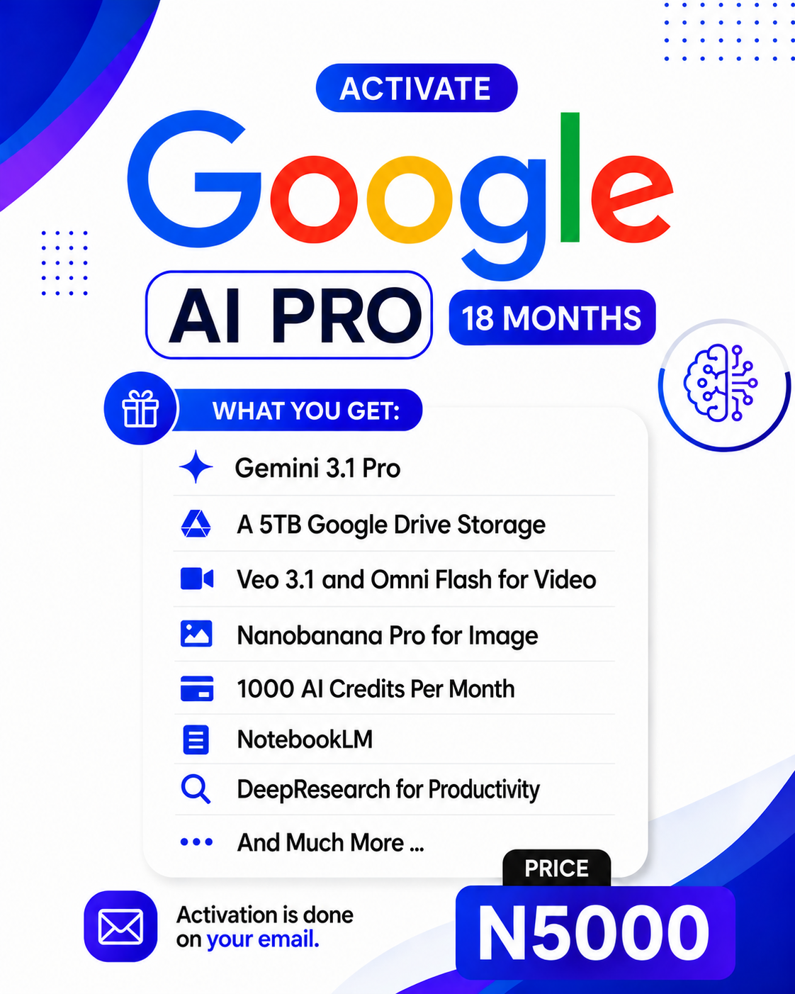 The Creative Academy Facebook ad: GET GEMINI PRO + VEO 3 + OMINI FLASH FOR JUST 5K FOR 18…