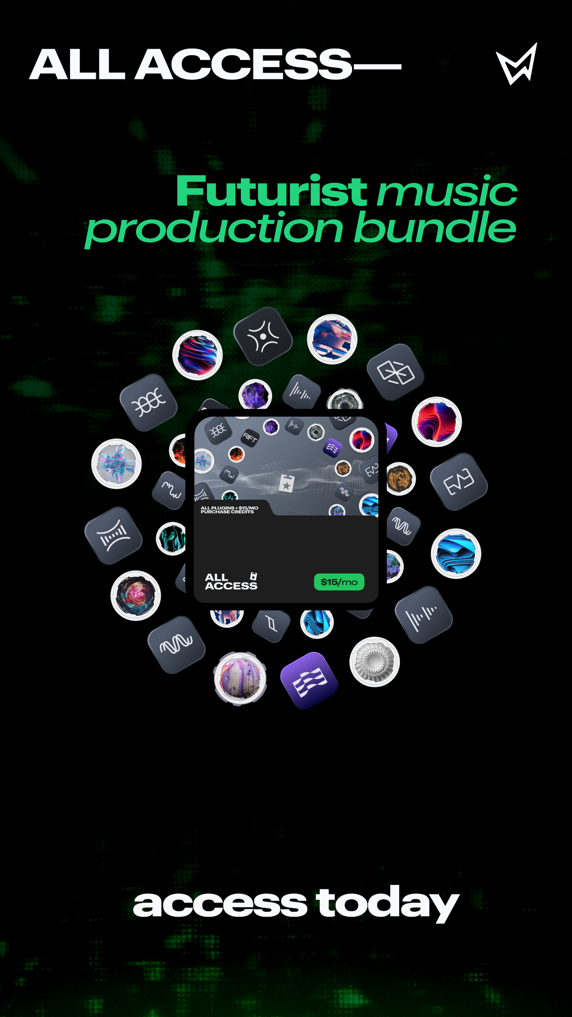 Minimal Audio Facebook ad