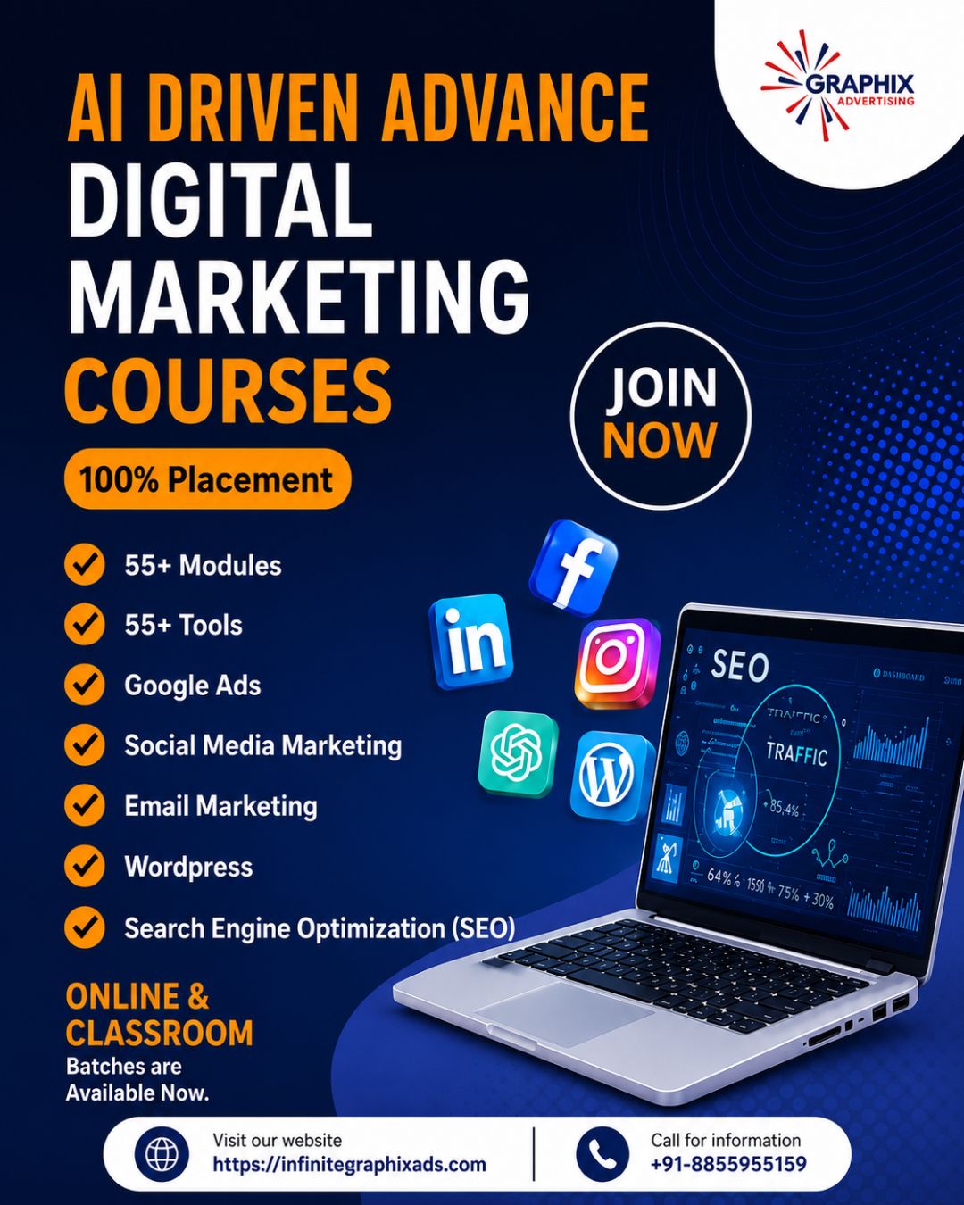 Infinite Graphix Technologies - ISO & MSME Certified Training Institute Facebook ad