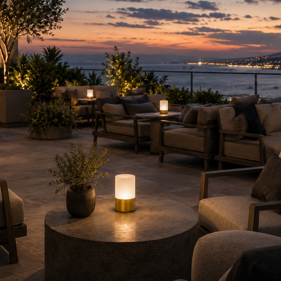 Insight Cordless Lighting Facebook ad: Cordless Table Lamps | Rechargeable Lamps for Restaurants…