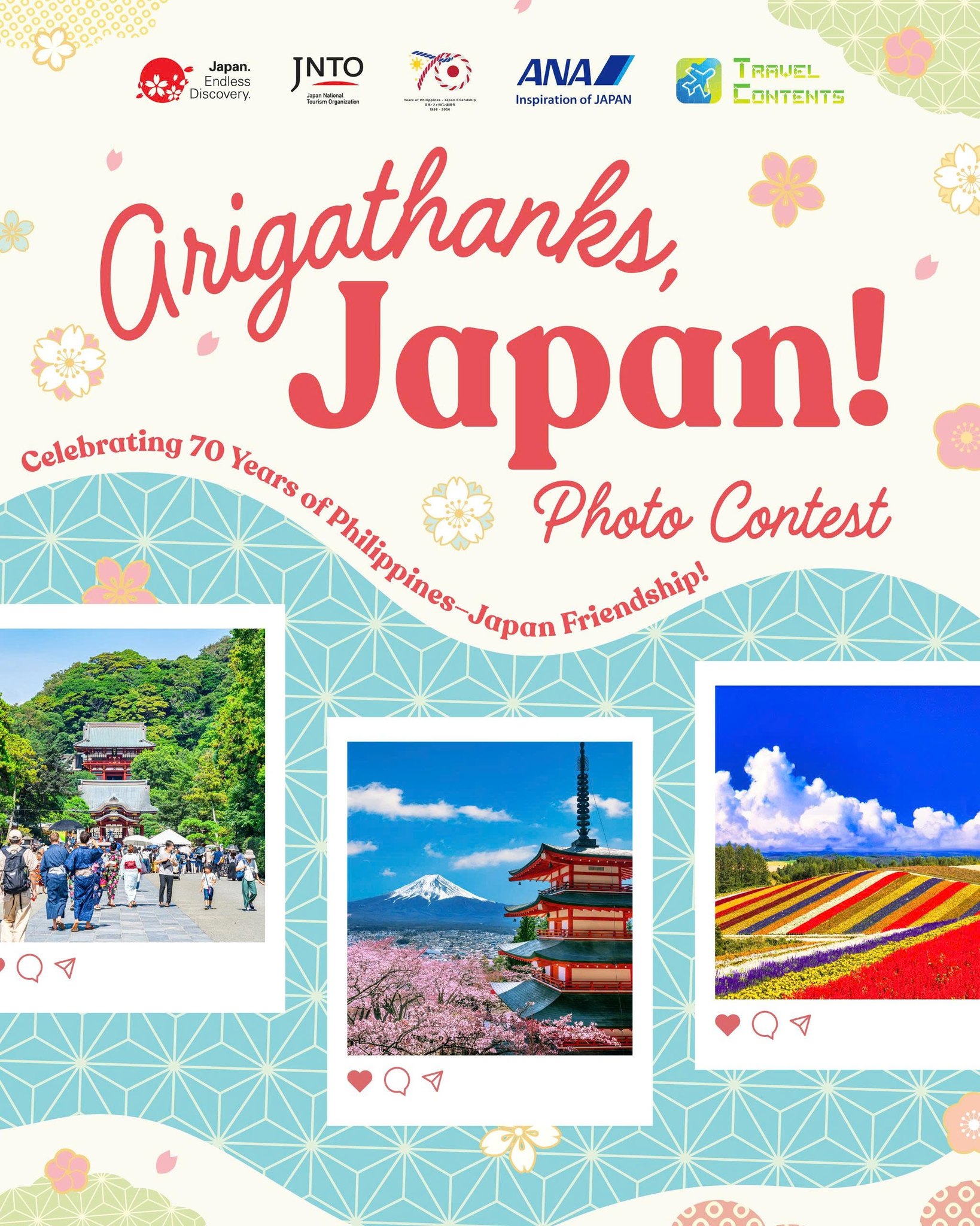 Visit Japan Philippines Facebook ad: Contest Alert!