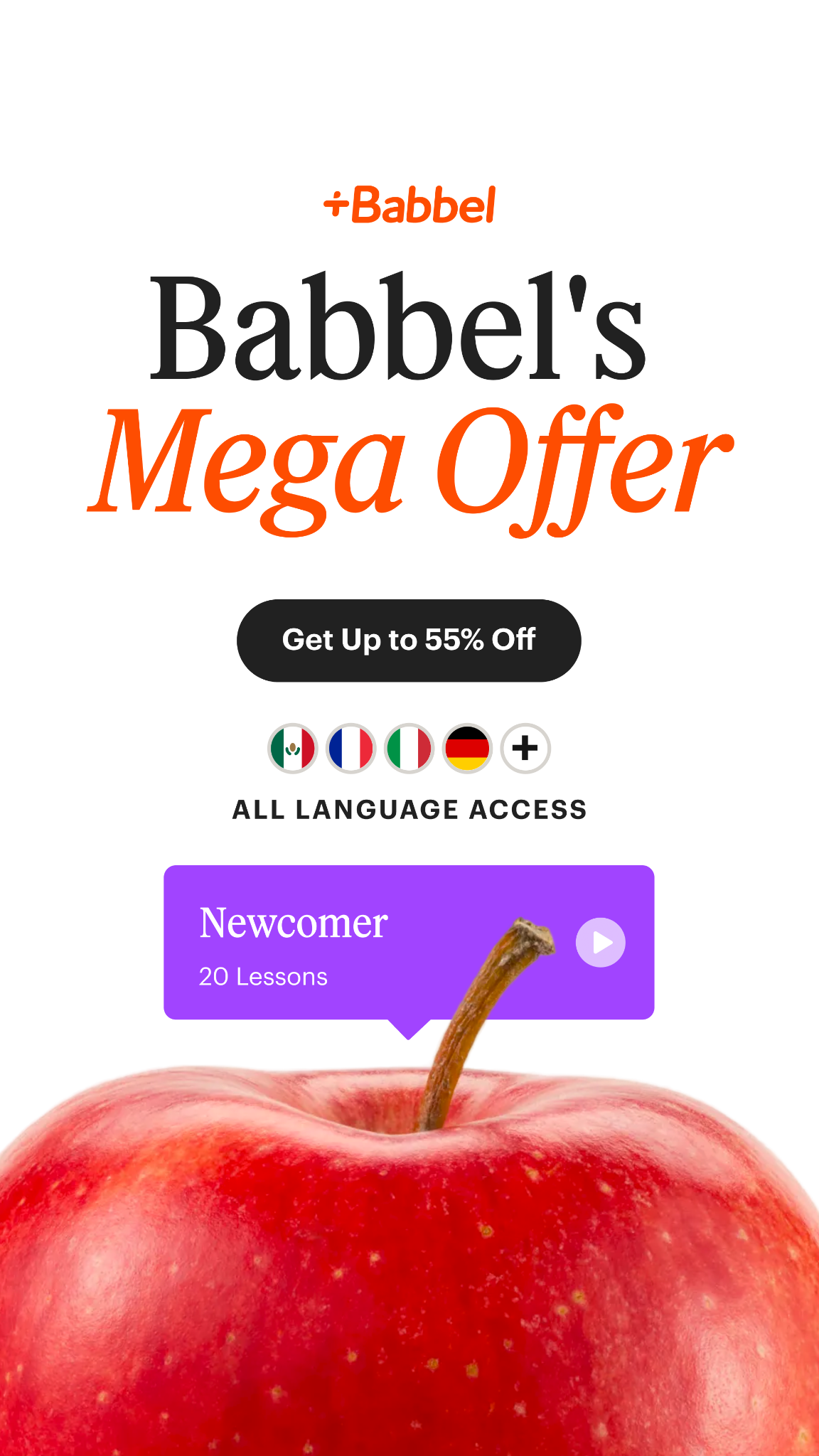 Babbel Facebook ad