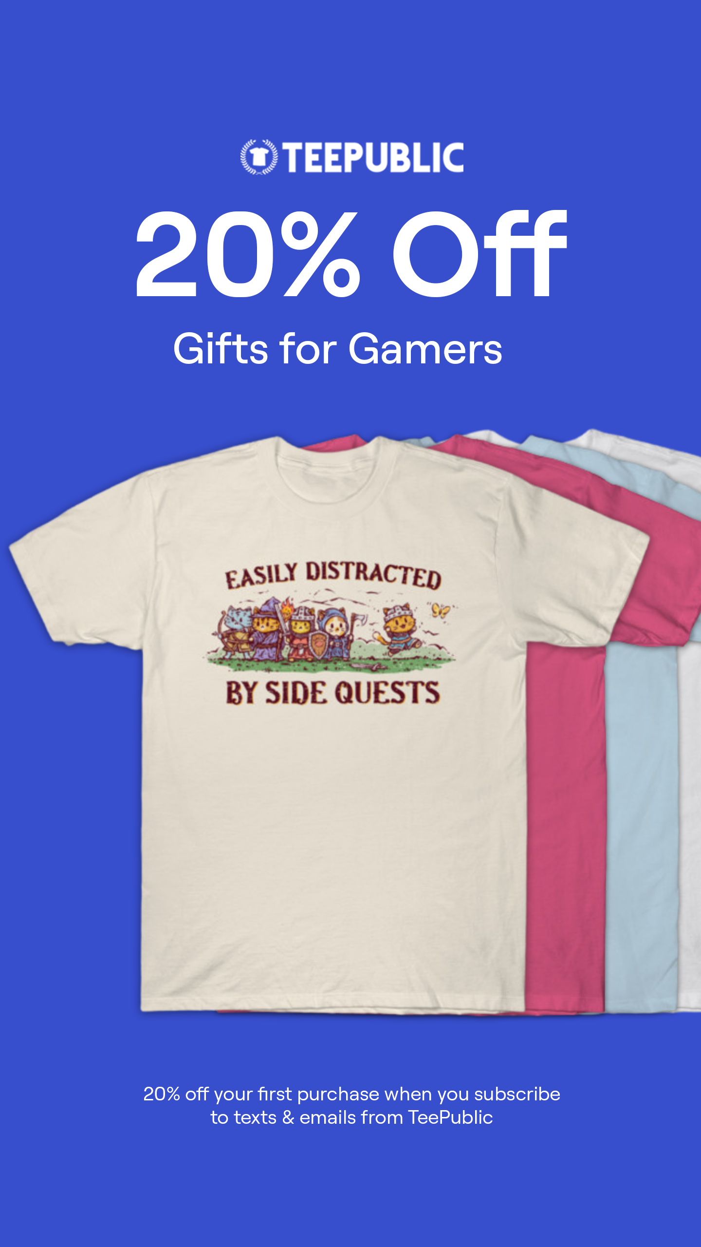 TeePublic.com Facebook ad