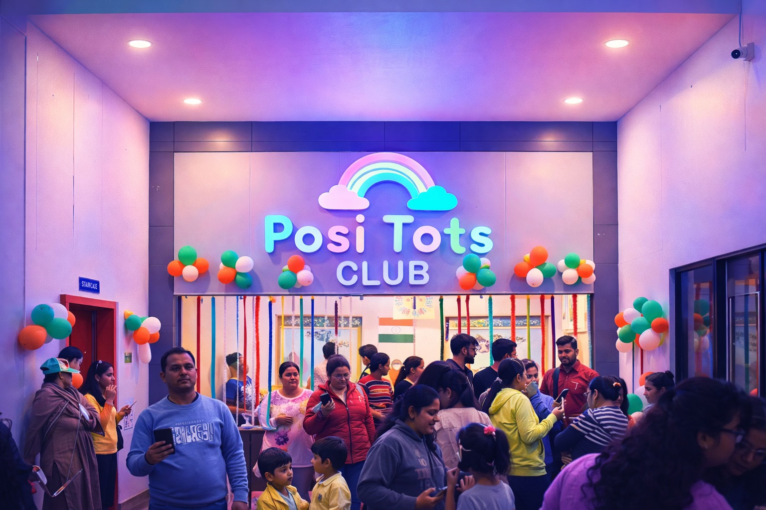 Posi Tots Club Facebook ad: Instead of mobile screens, let them enjoy