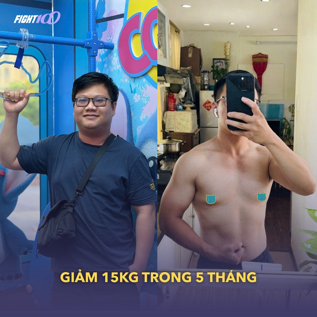 Fight100 Kickboxing - Quán Quân Giảm Mỡ Facebook ad