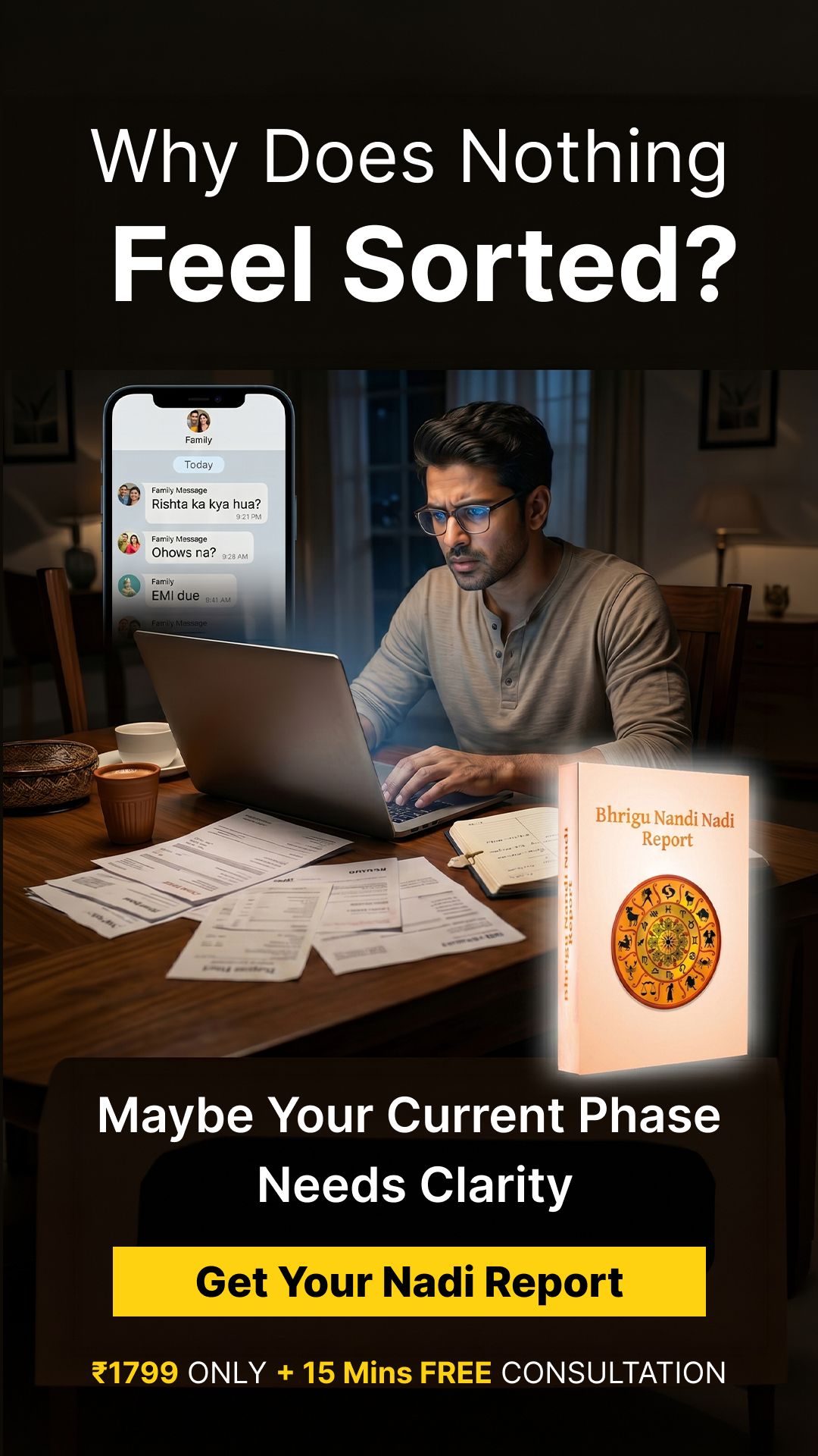 Nadi Astrology Insights Facebook ad
