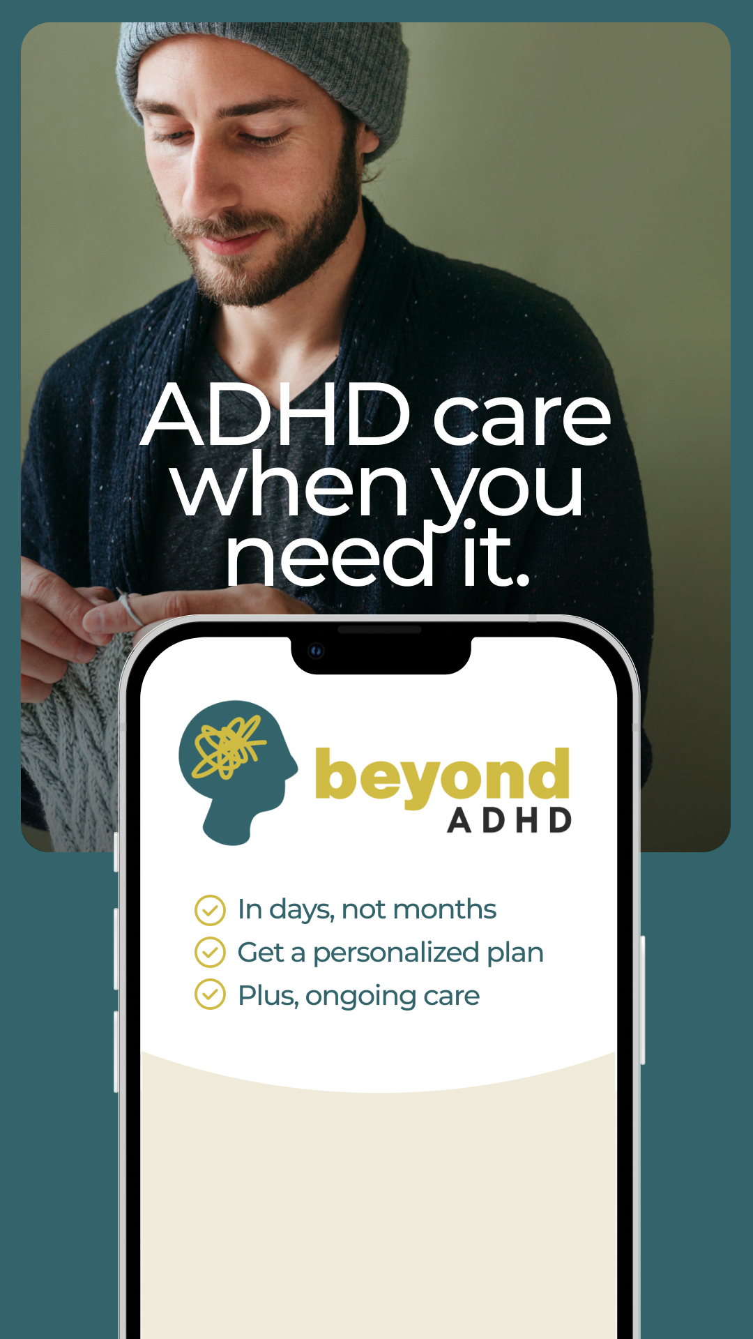 Beyond ADHD Facebook ad from Mar 21, 2026