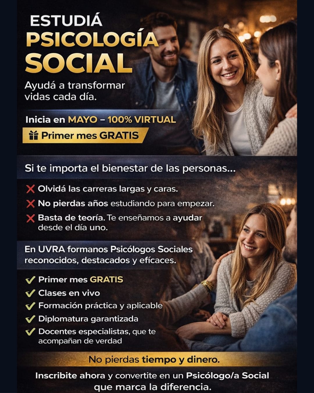 UVRA Ranchos Facebook ad: Quiero hacer algo que valga la pena.