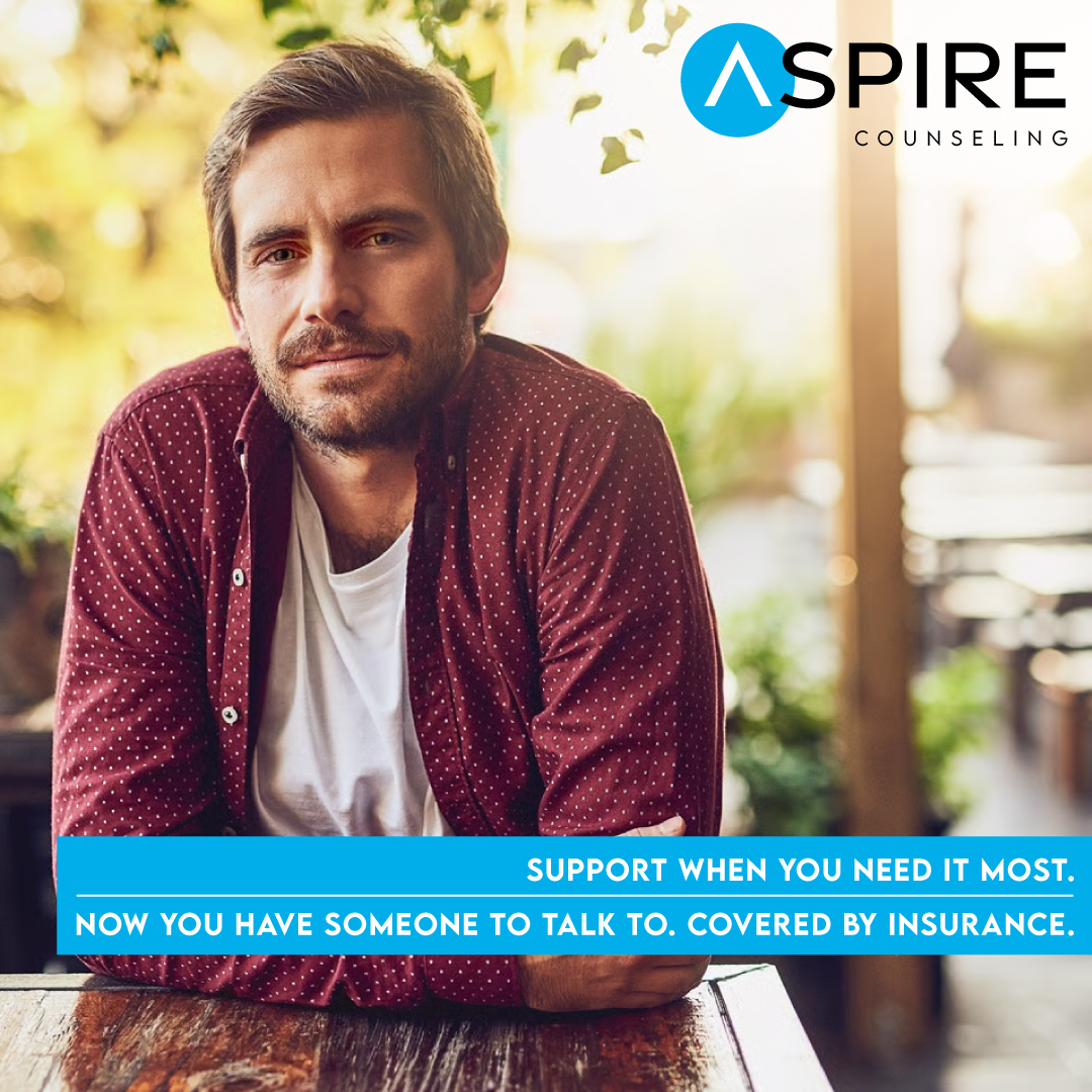 Aspire Counseling Facebook ad: Support When You Need It Most