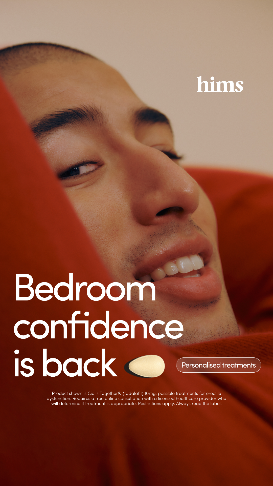 hims Facebook ad
