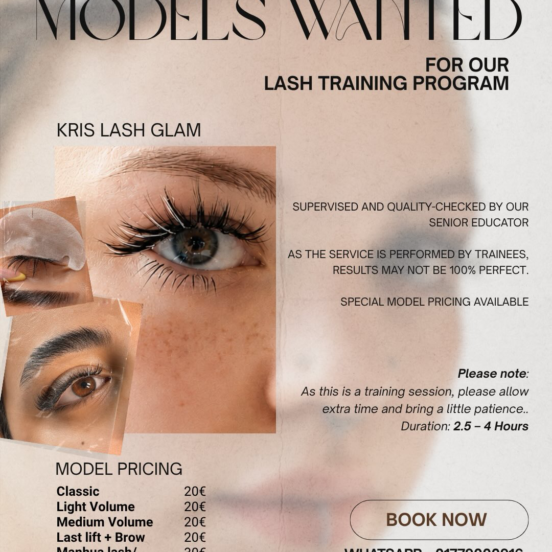 Kris Lash Glam- Lash design in Berlin Facebook ad