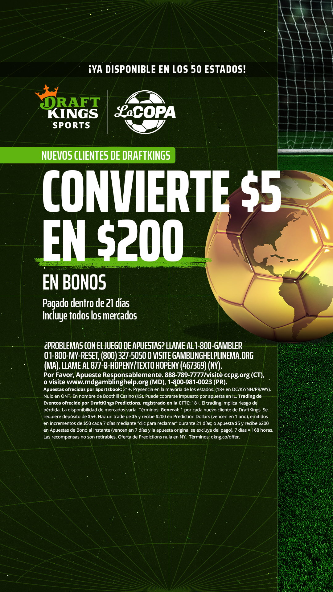 DraftKings Sports Facebook ad