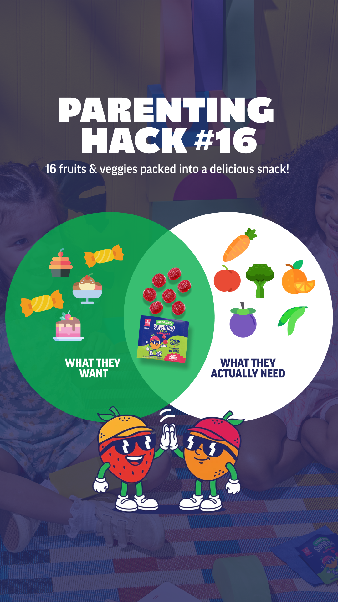 Vital Pals Kids Facebook ad