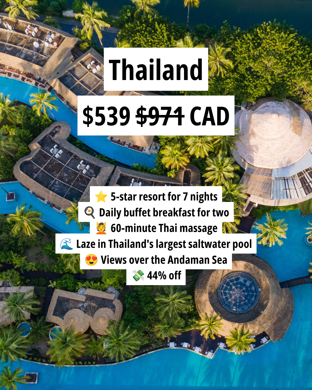 Travelzoo Facebook ad