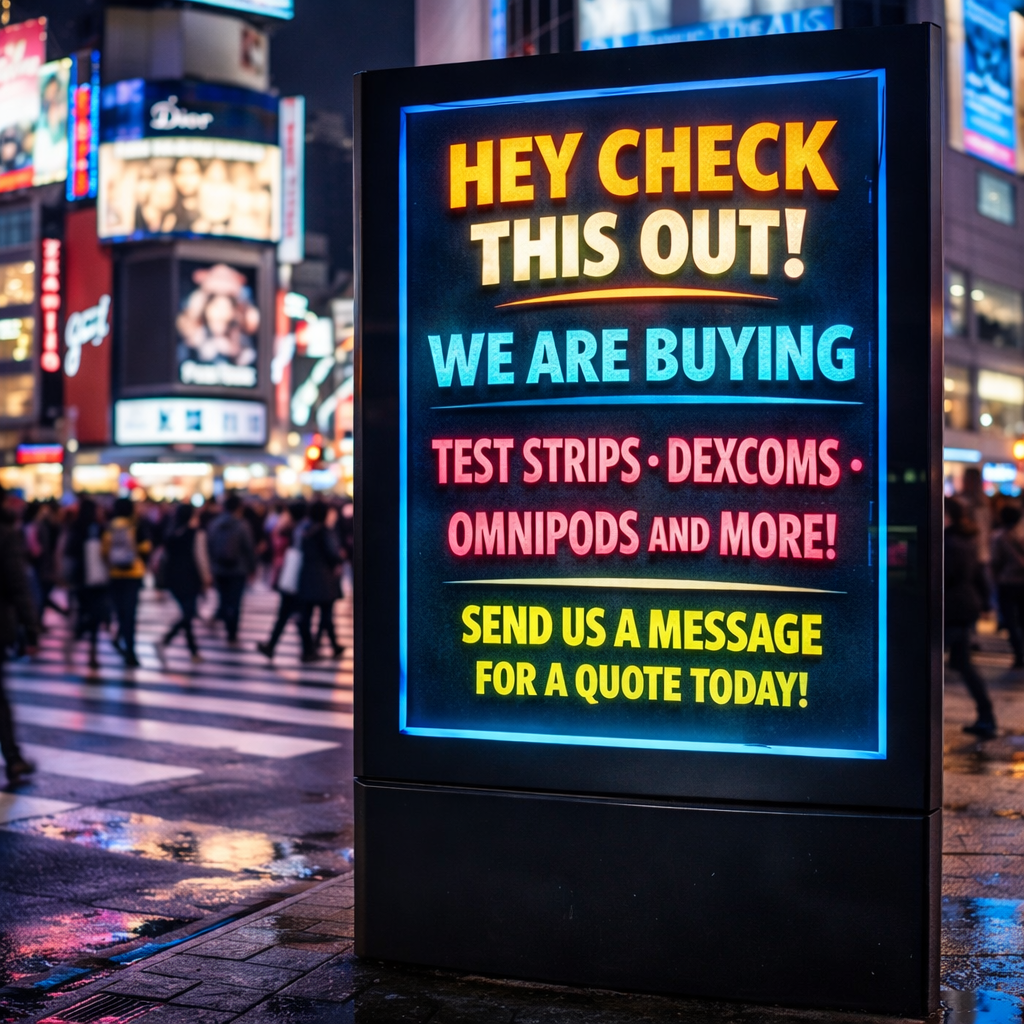 Cash For Diabetic Supplies Las Vegas - We Buy Diabetic Supplies Facebook ad