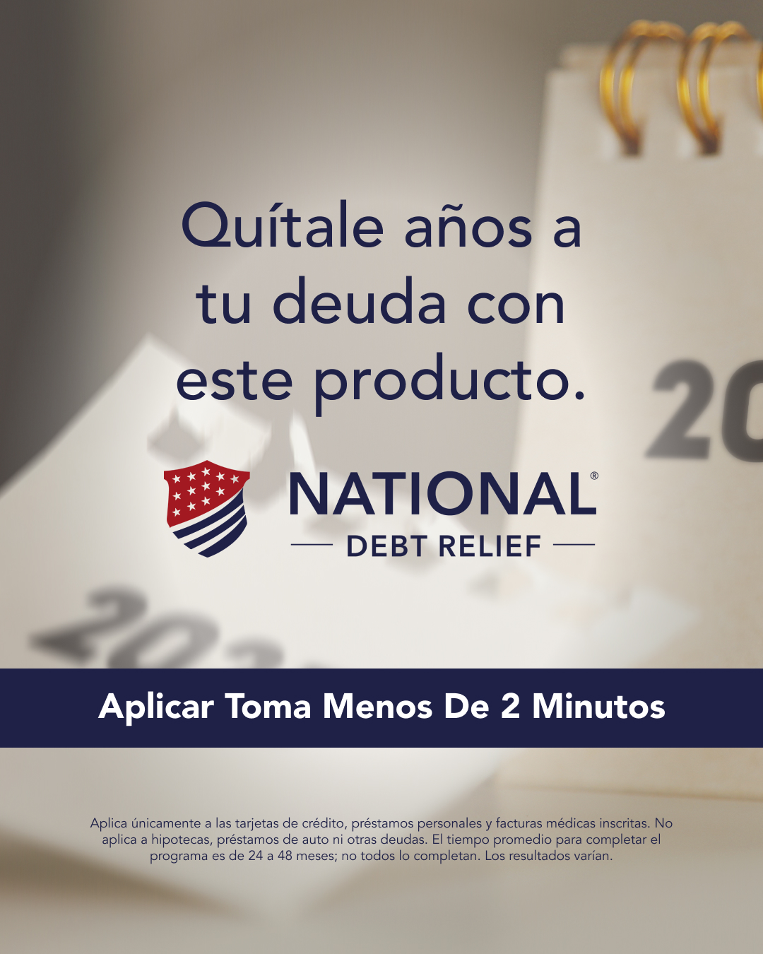 National Debt Relief Facebook ad